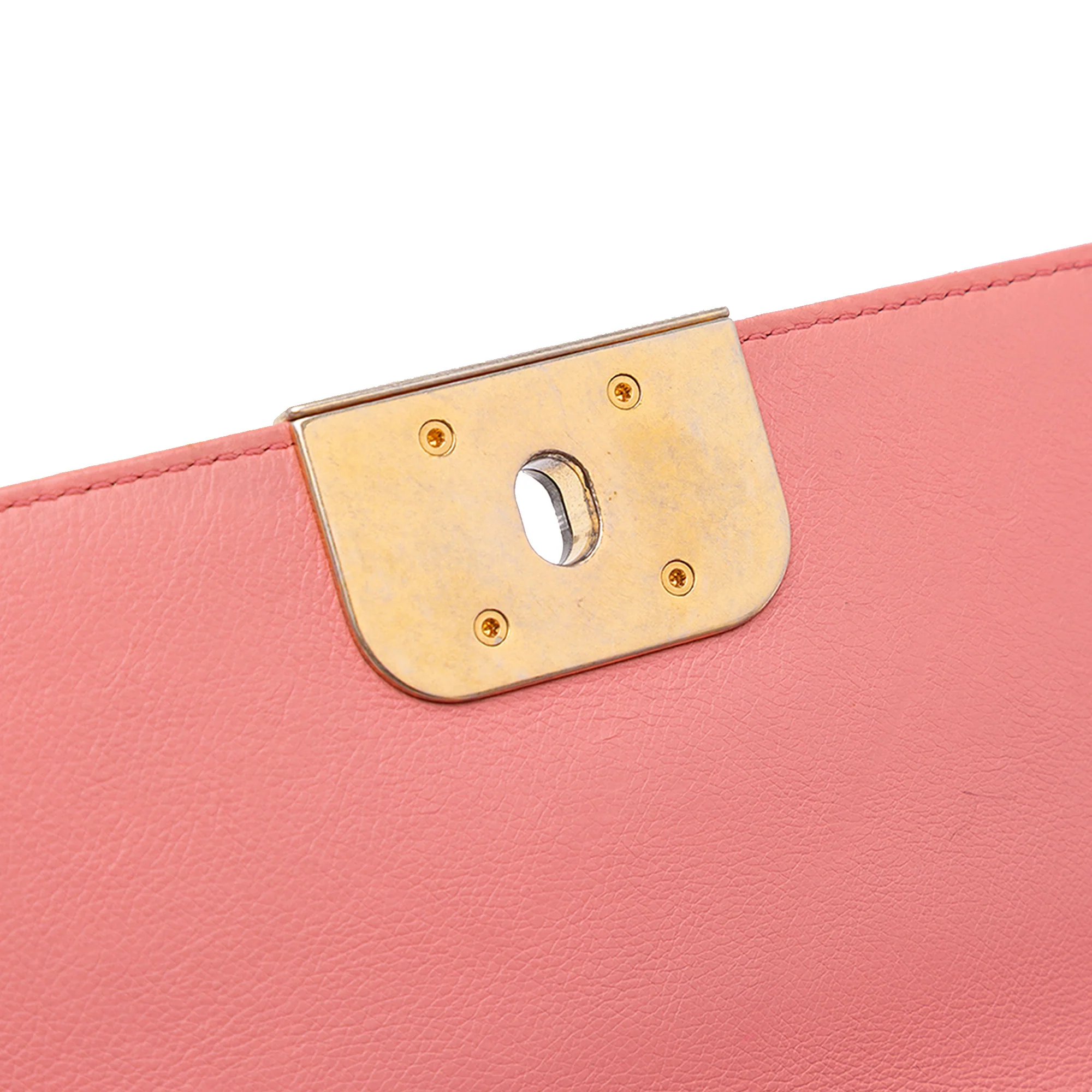 Chanel | Pre-Owned Quilted Calfskin Straight Lined Flap - II | Pink - Image 2