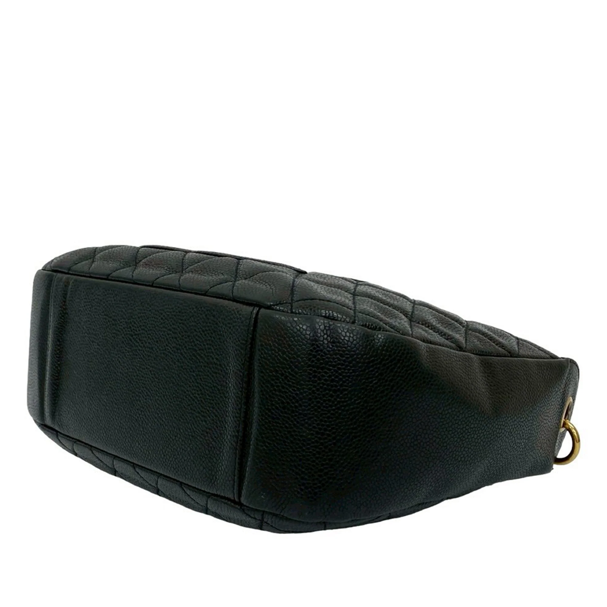 Chanel | Pre-Owned Quilted Caviar Timeless CC Shoulder Bag | Black - Image 3