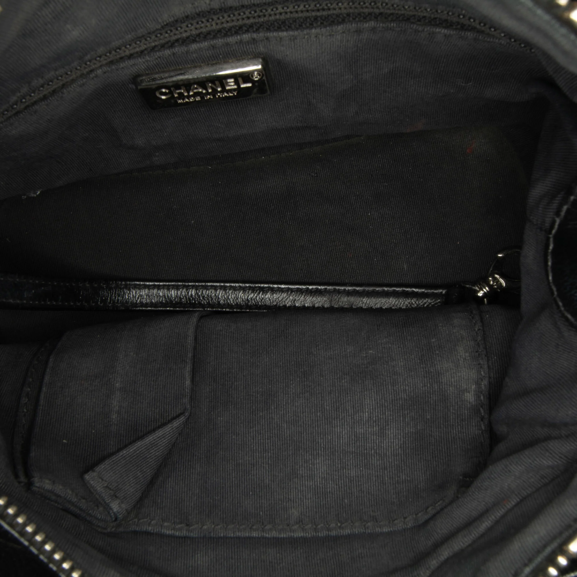 Chanel | Pre-Owned Small Sequin Gabrielle Crossbody | Brown/Bronze/Black - Image 7