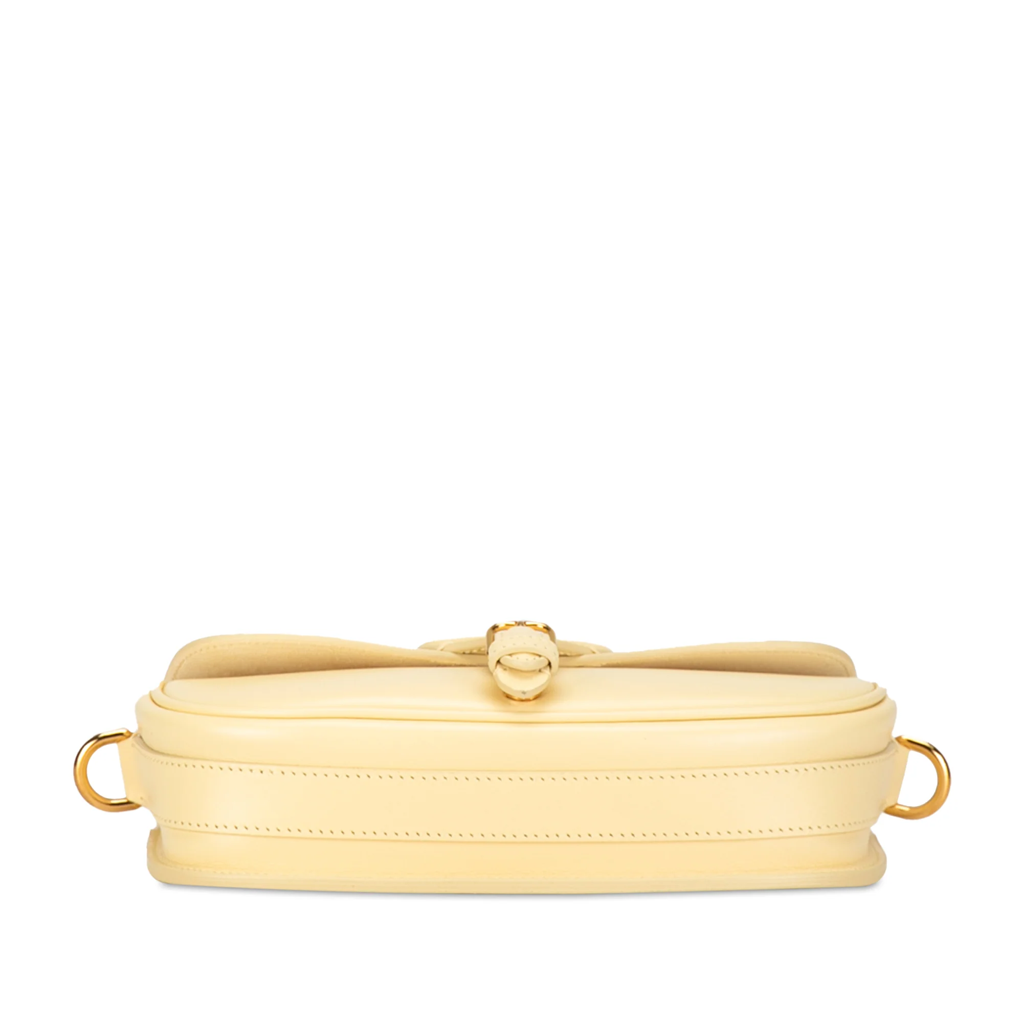 Dior | Pre-Owned Calfskin Bobby East West Crossbody | Yellow/Light Yellow - Image 4