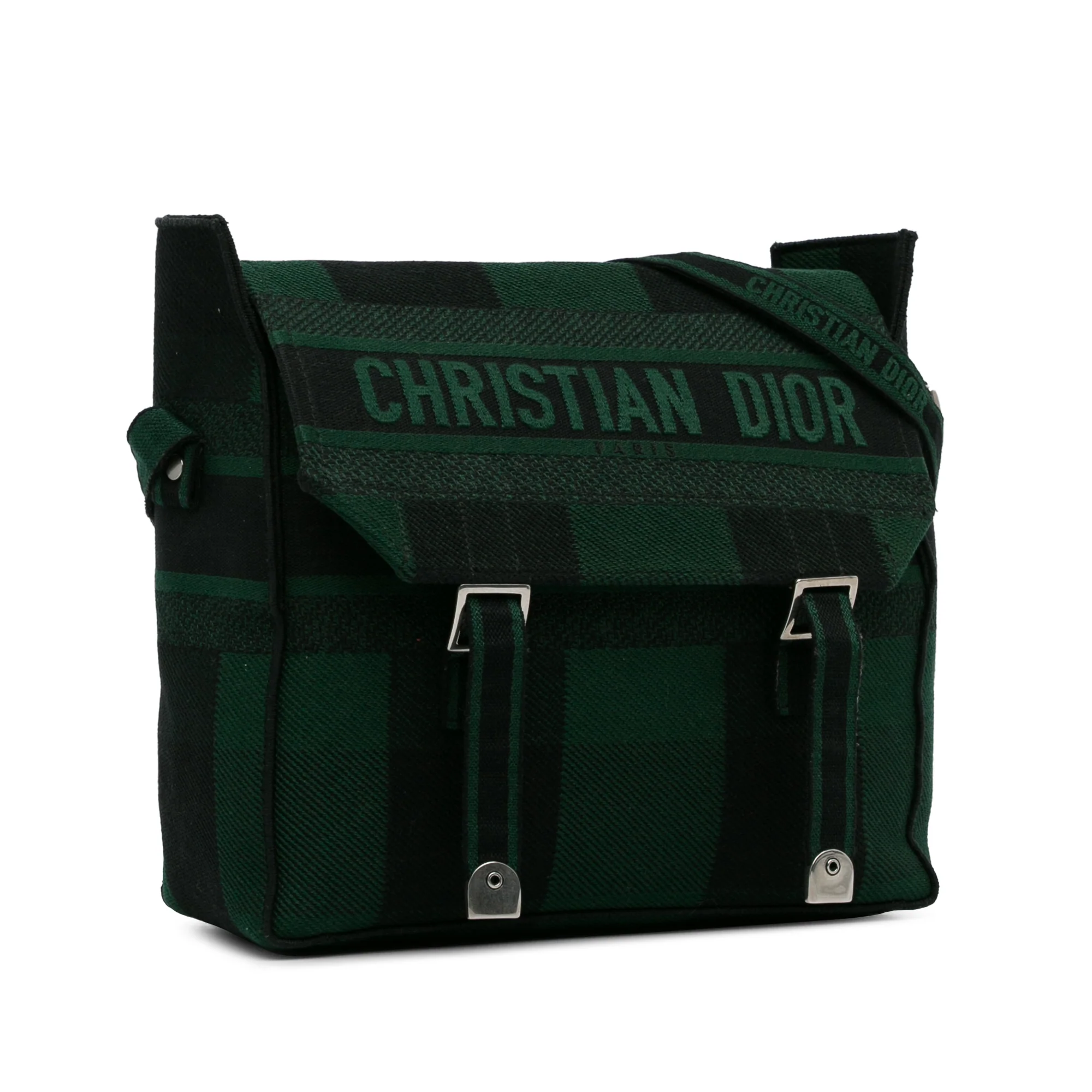 Dior | Pre-Owned Diorcamp Messenger Bag | Green - Image 3