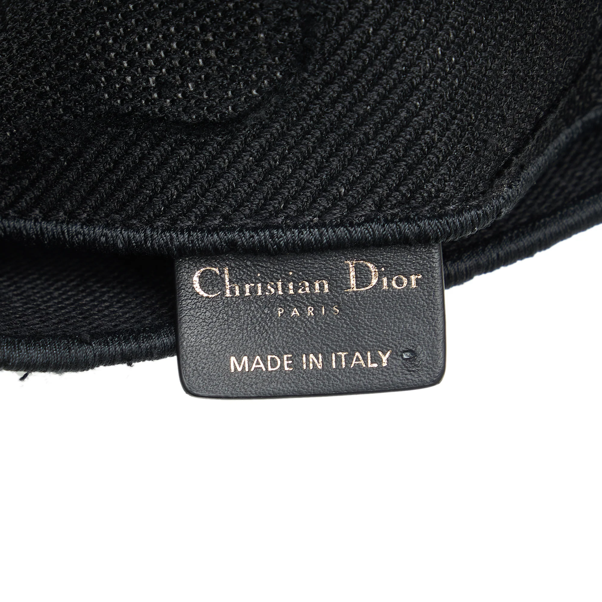 Dior | Pre-Owned Embroidered Canvas Camouflage Saddle Belt Bag | Black - Image 6