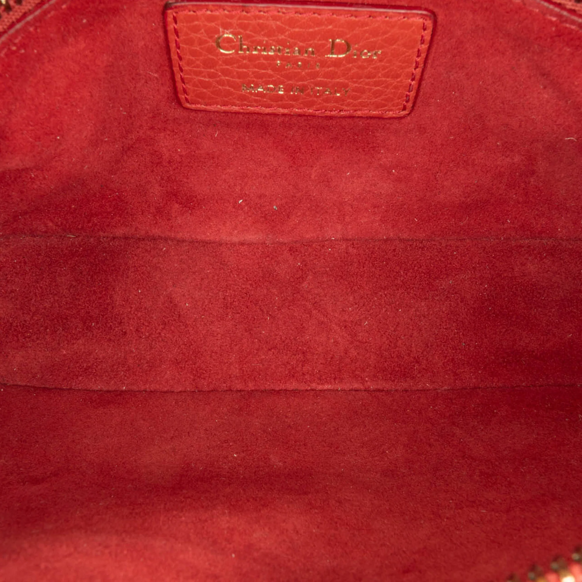 Dior | Pre-Owned Leather JAdior Camera Bag | Red - Image 6