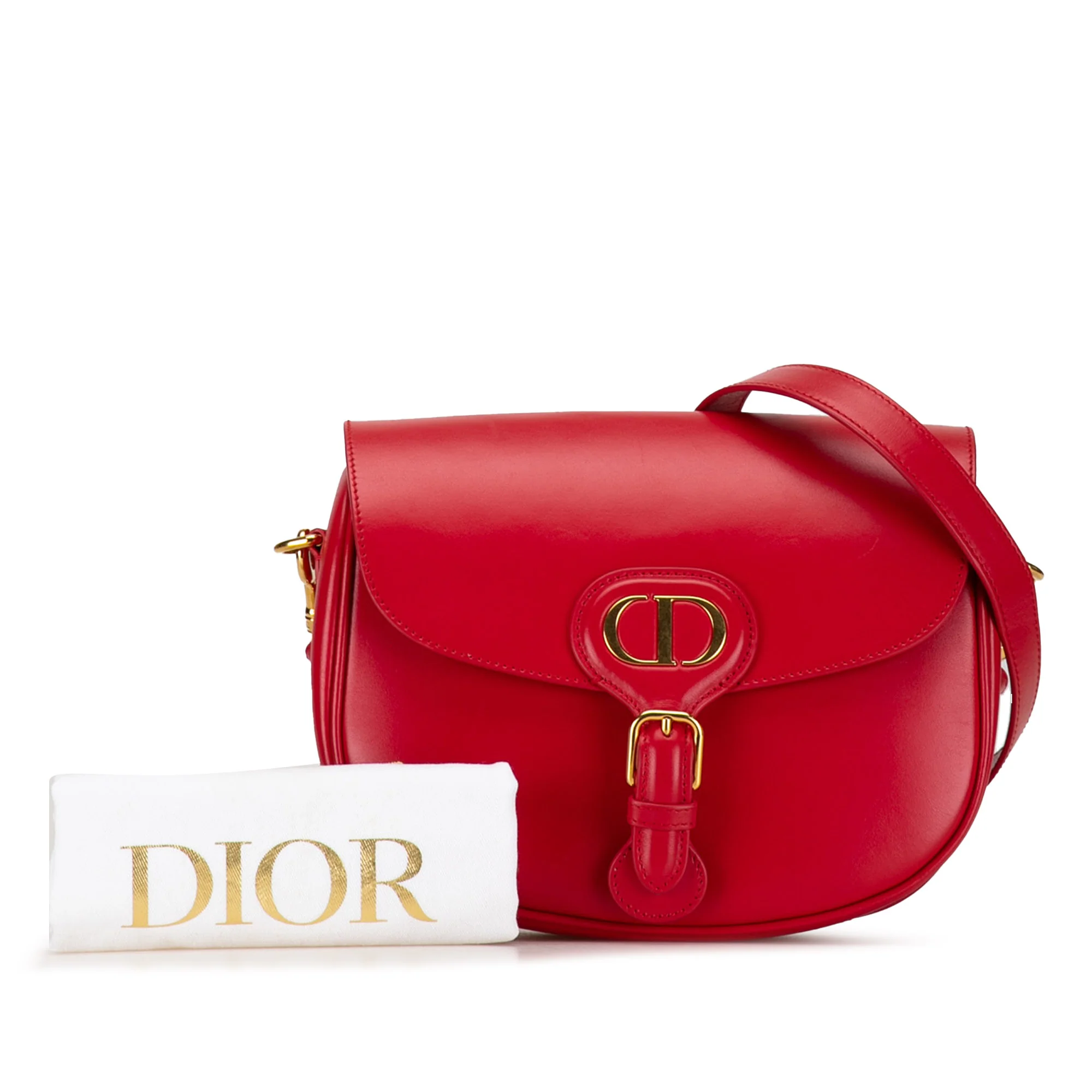 Dior | Pre-Owned Medium Bobby Crossbody Bag | Red - Image 5