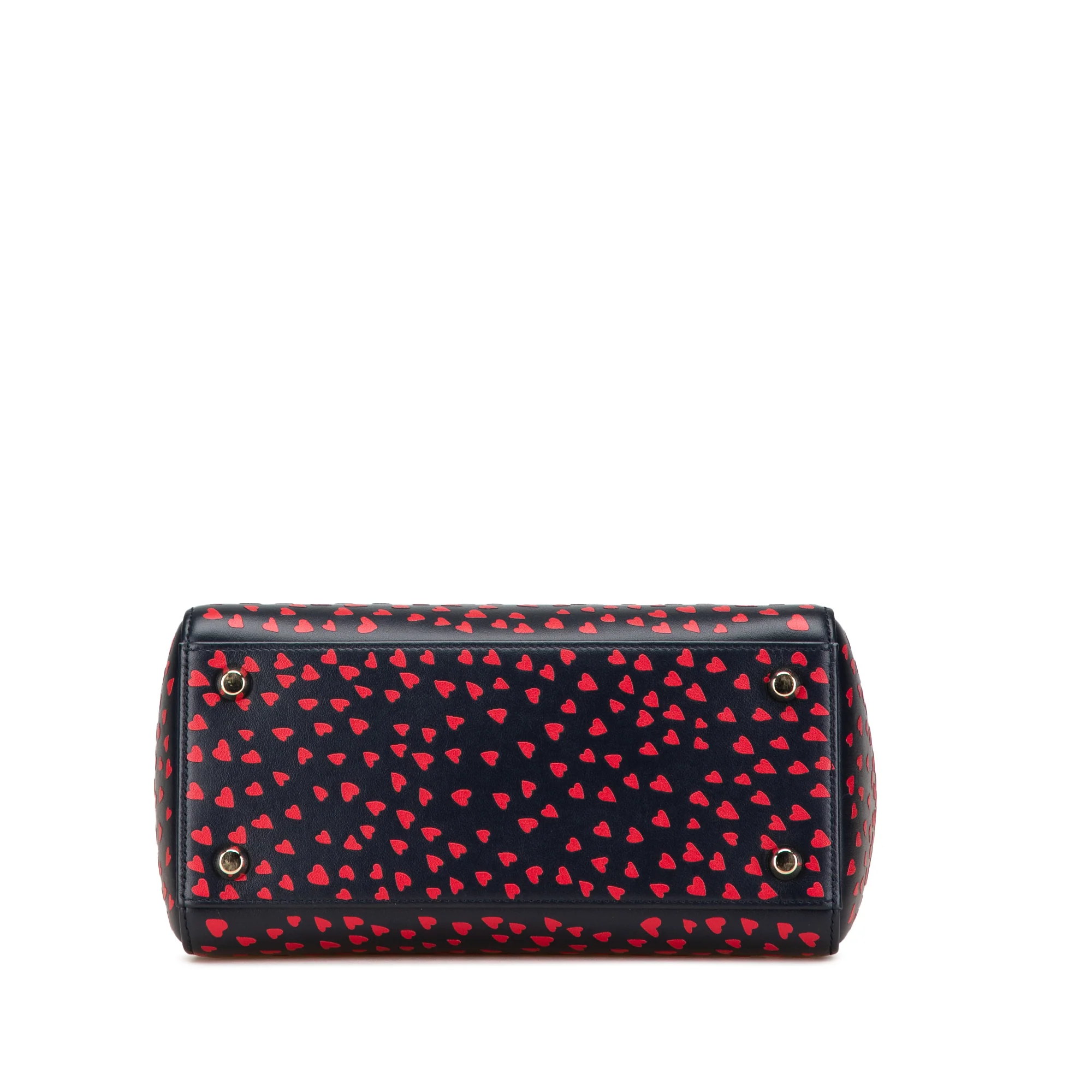 Dior | Pre-Owned Medium Calfskin I Love Paris Lady Dior | Blue/Navy - Image 4