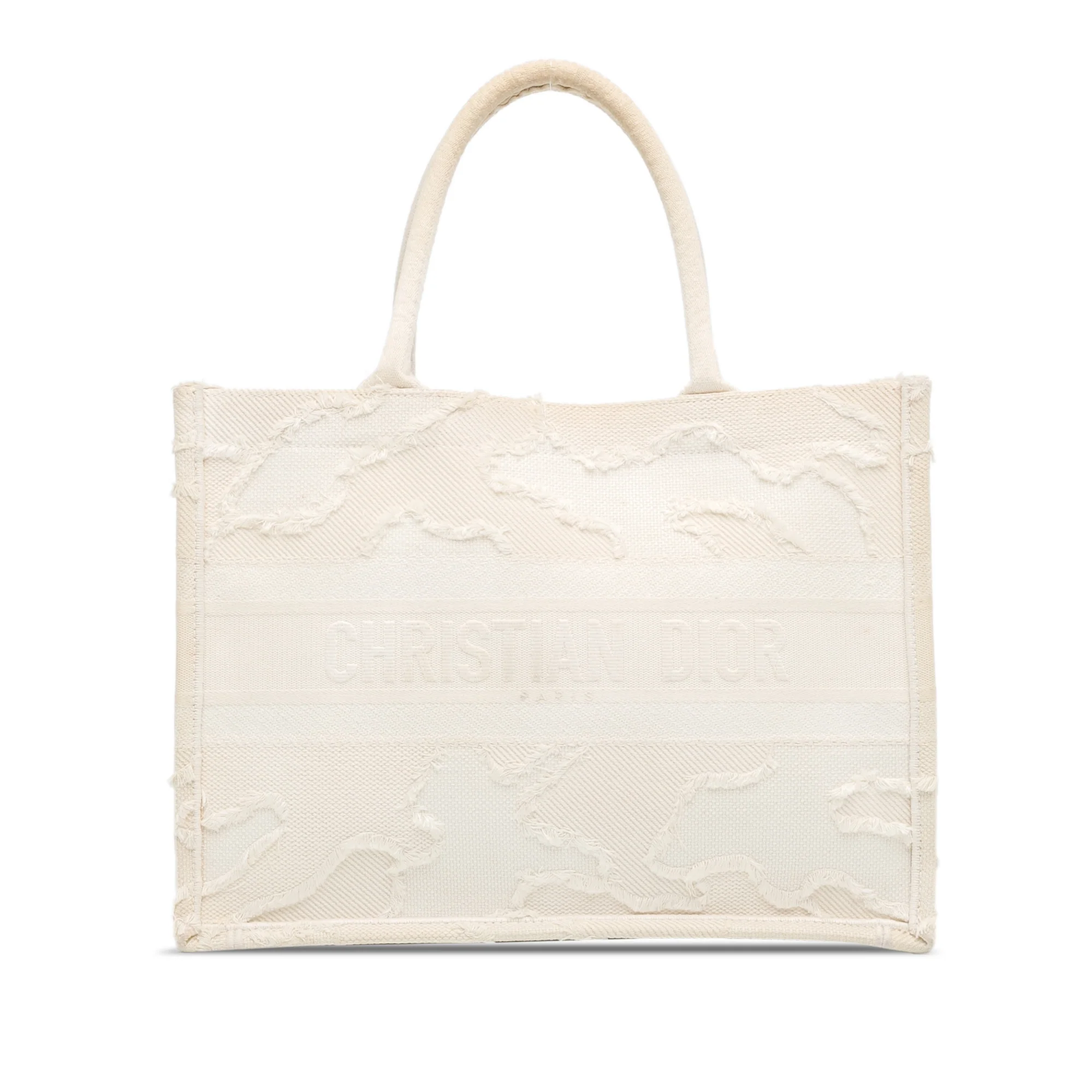 Dior | Pre-Owned Medium Camouflage Book Tote | White