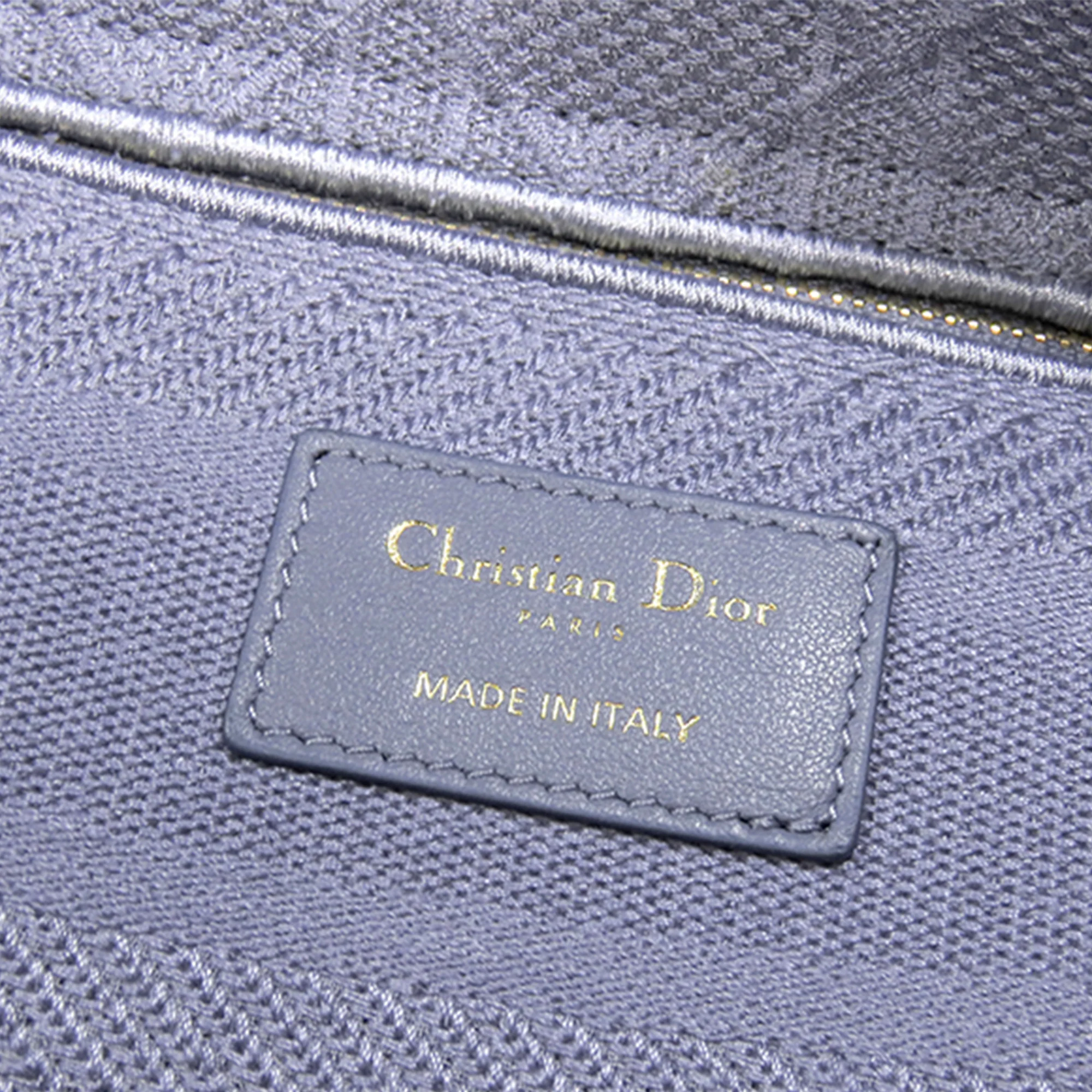 Dior | Pre-Owned Medium Canvas Cannage Lady D Lite | Purple/Light Purple - Image 3