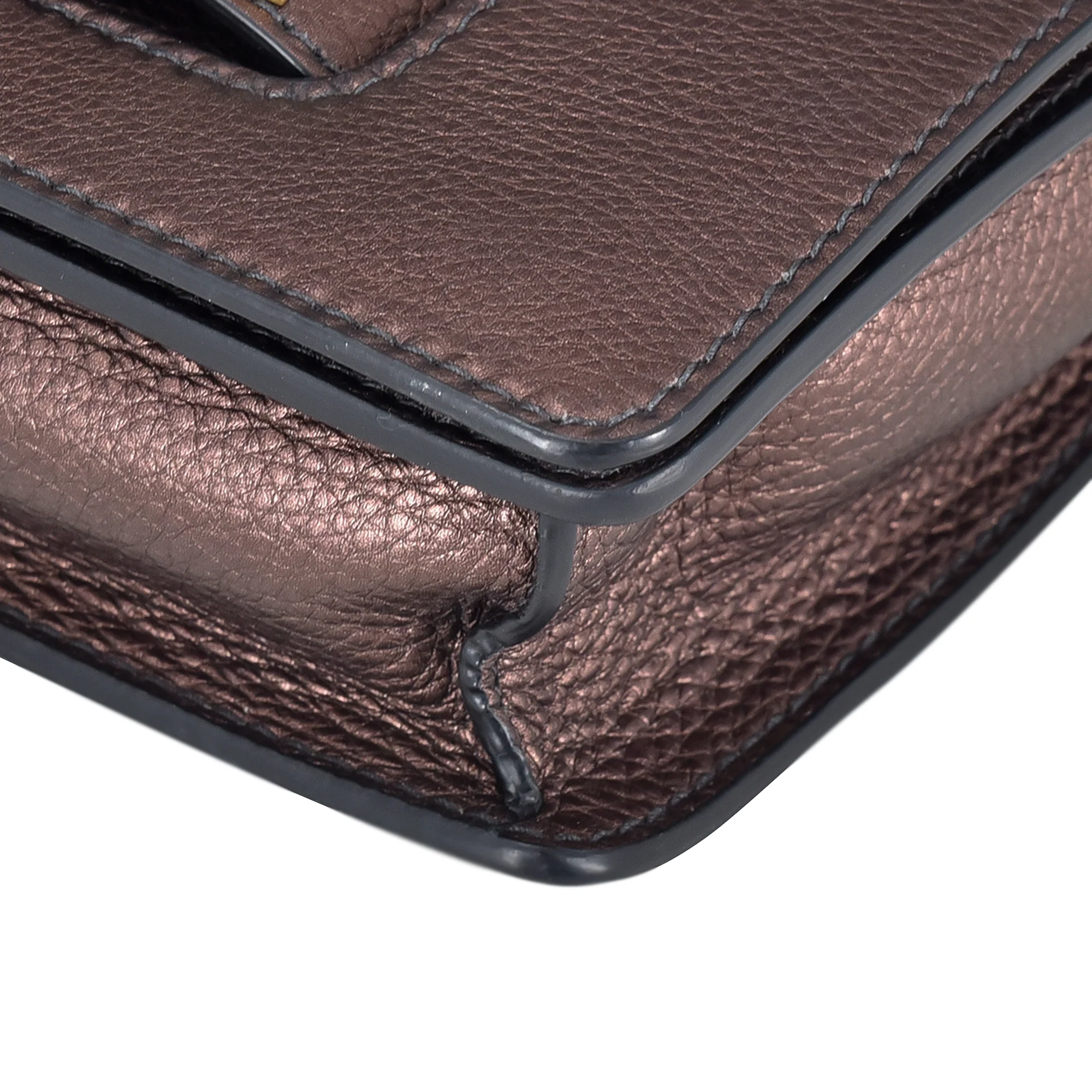 Dior | Pre-Owned Medium J'Adior Chain Flap | Brown/Bronze - Image 10
