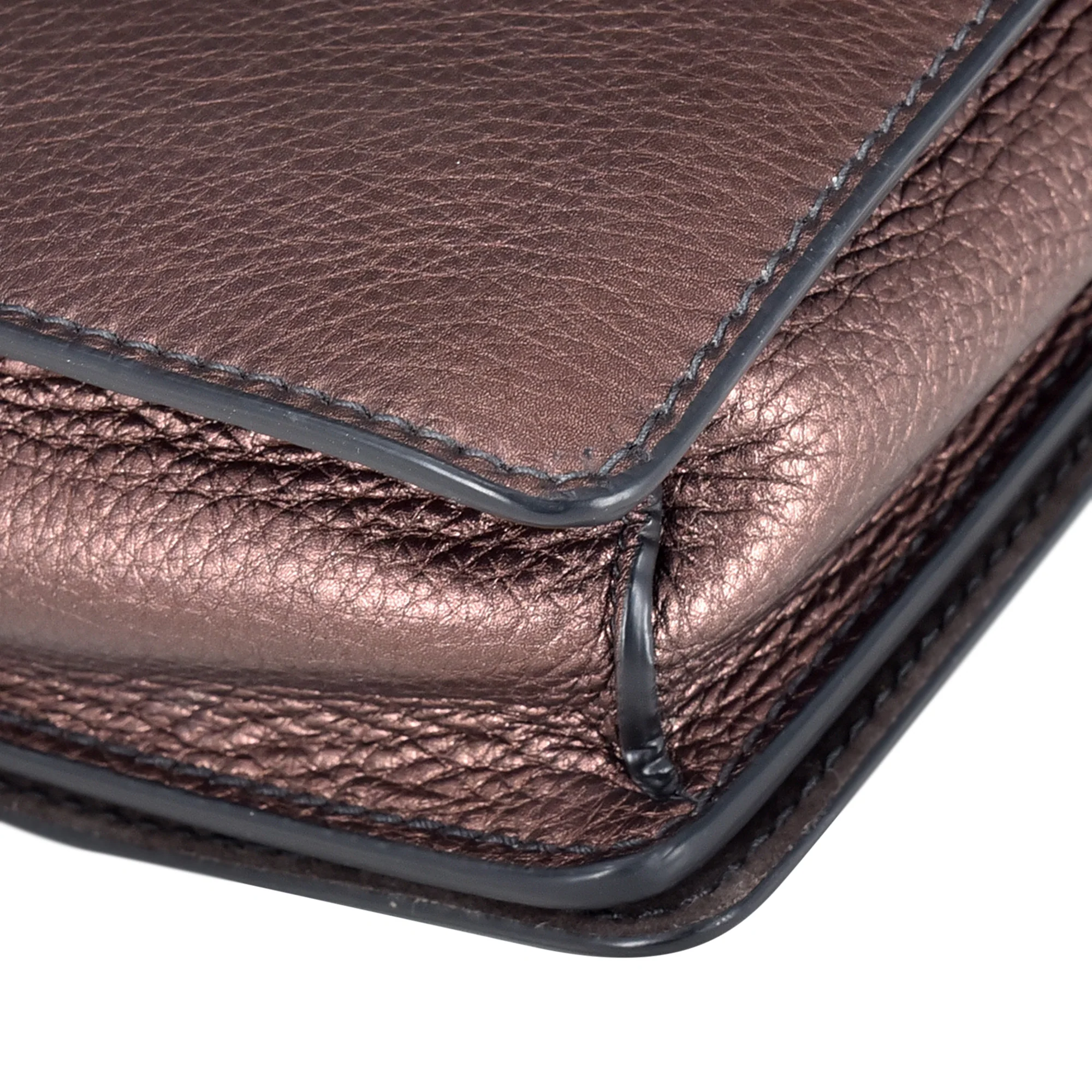 Dior | Pre-Owned Medium J'Adior Chain Flap | Brown/Bronze - Image 11