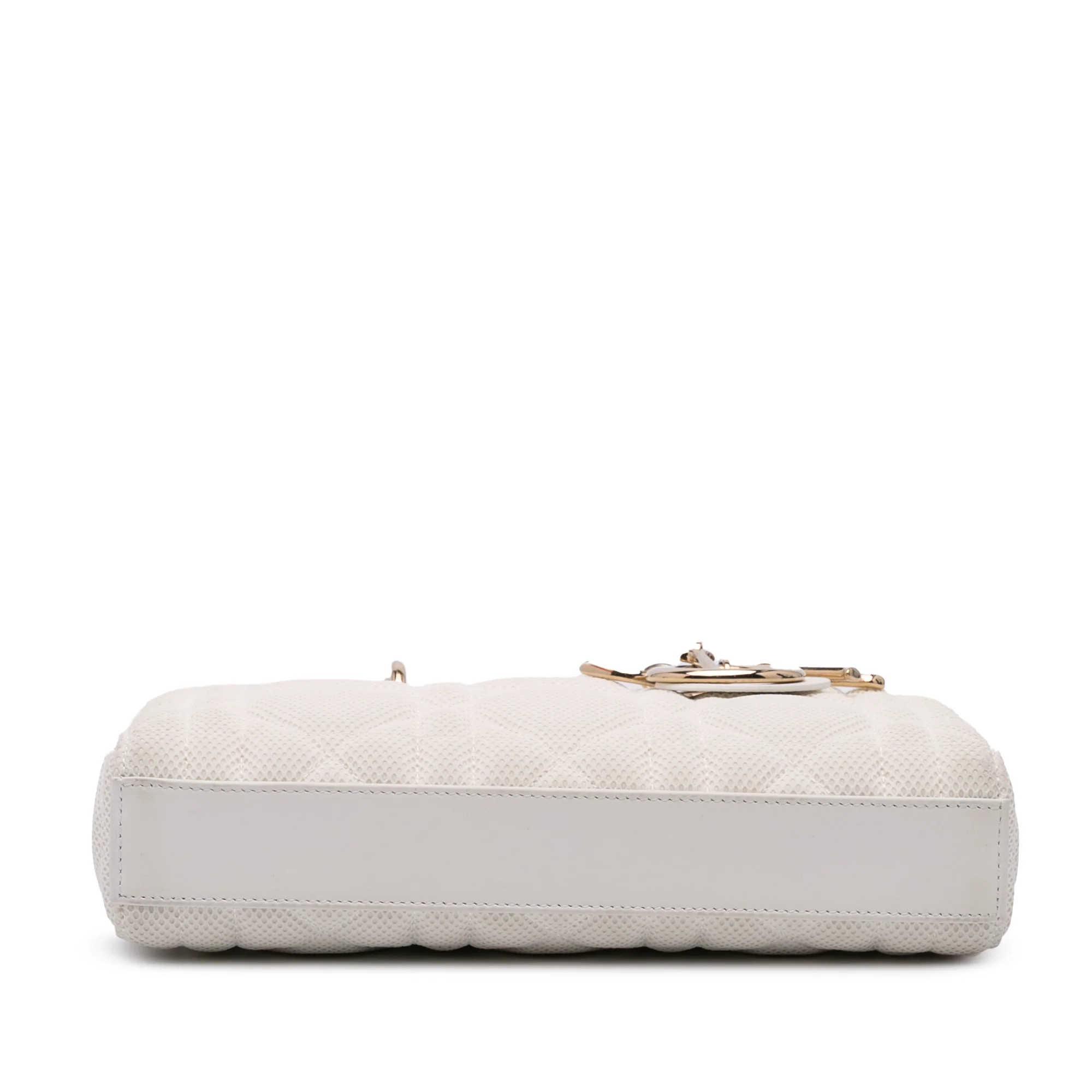 Dior | Pre-Owned Medium Technical Fabric Macrocannage Lady D Joy | White - Image 5