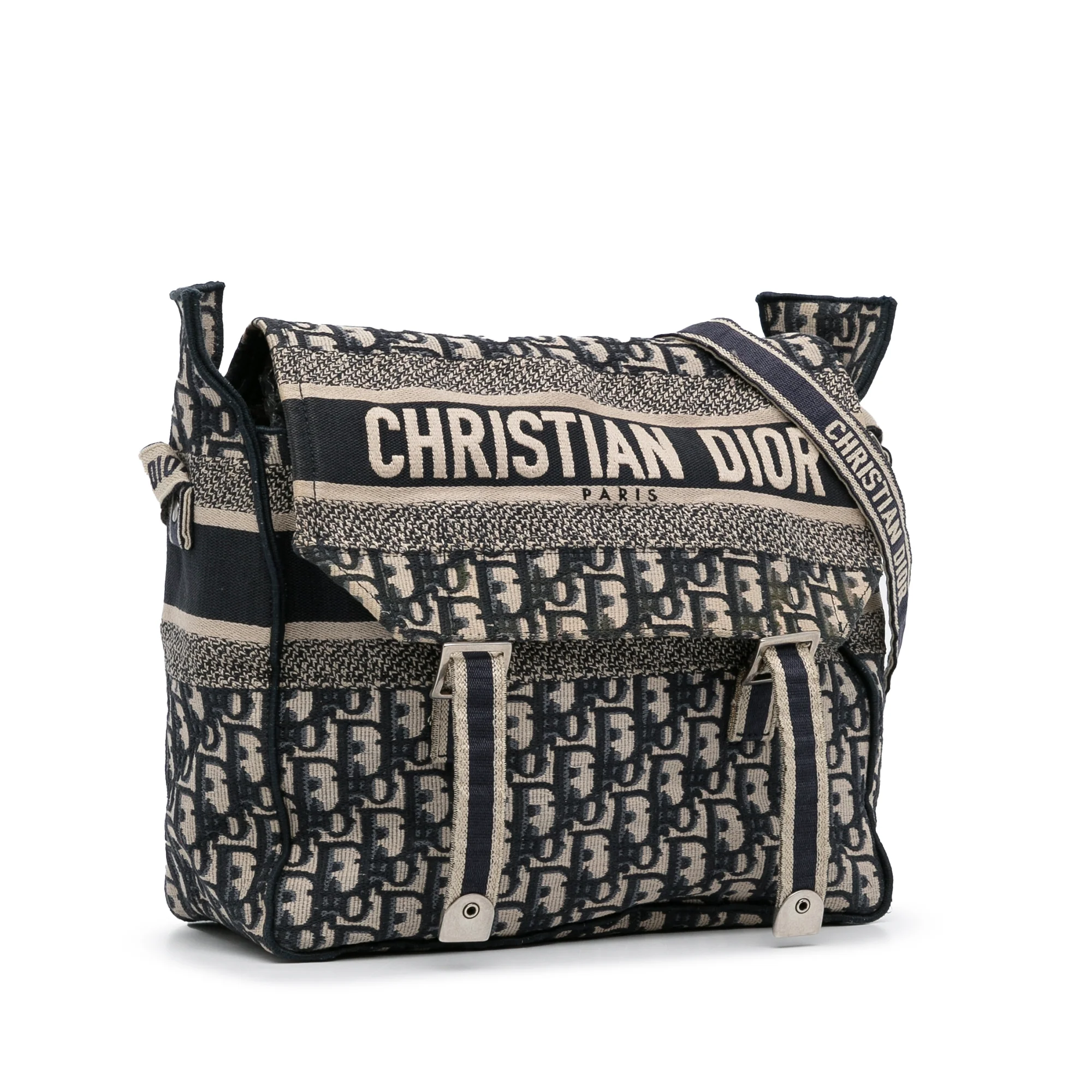 Dior | Pre-Owned Oblique Diorcamp | Blue/Navy - Image 4