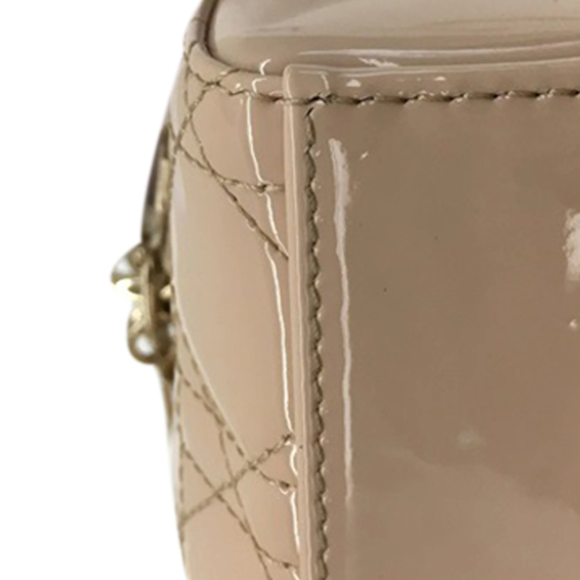 Dior | Pre-Owned Small Patent Cannage Lady D-Joy | Beige - Image 10