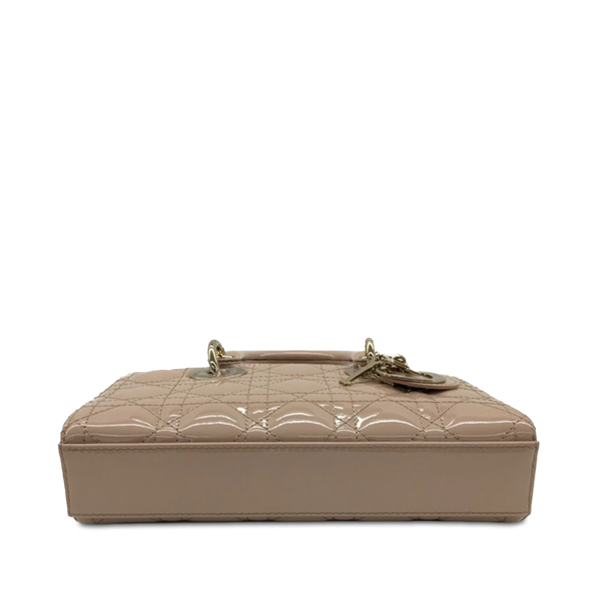 Dior | Pre-Owned Small Patent Cannage Lady D-Joy | Beige - Image 5