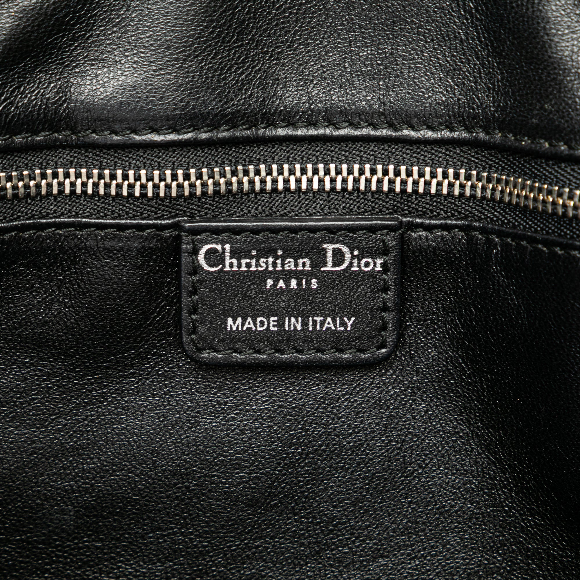 Dior | Pre-Owned Woven Lambskin Lady Avenue Tote | Black - Image 8