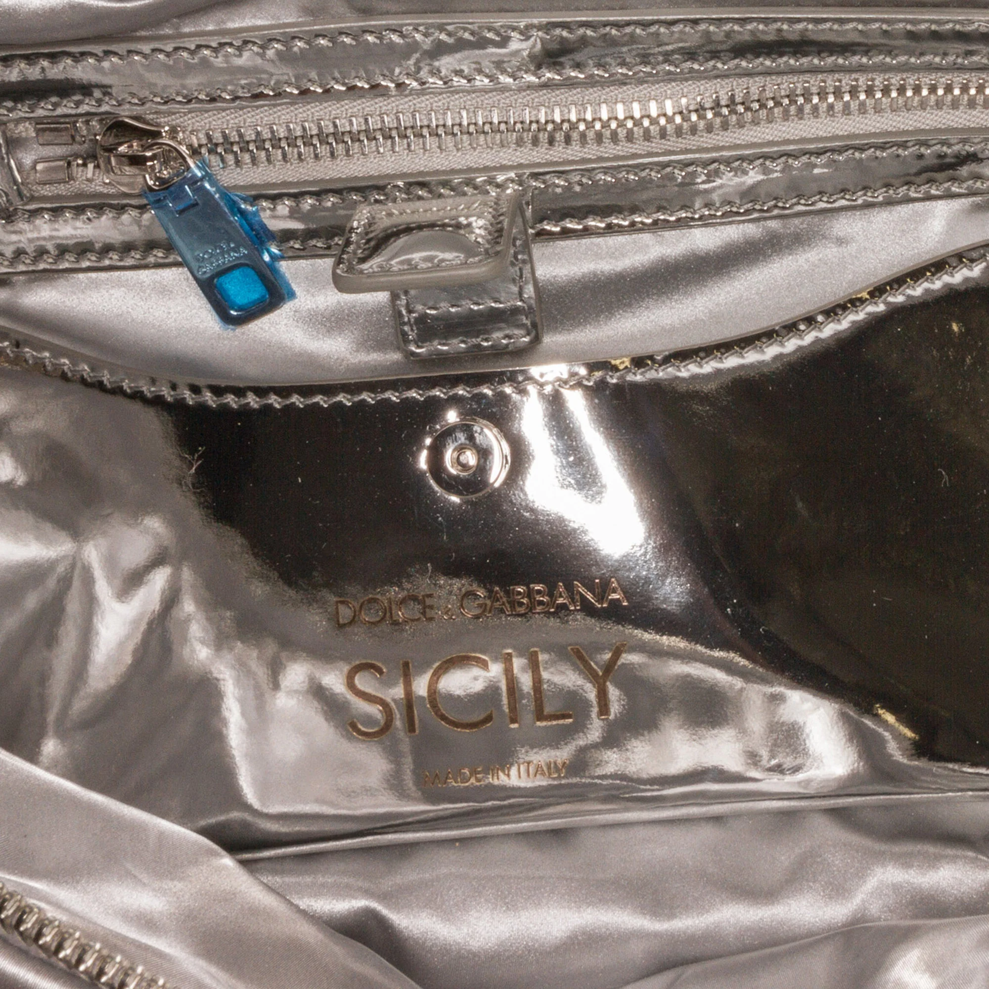 Dolce & Gabbana | Pre-Owned Miss Sicily Belt Bag | Silver - Image 10