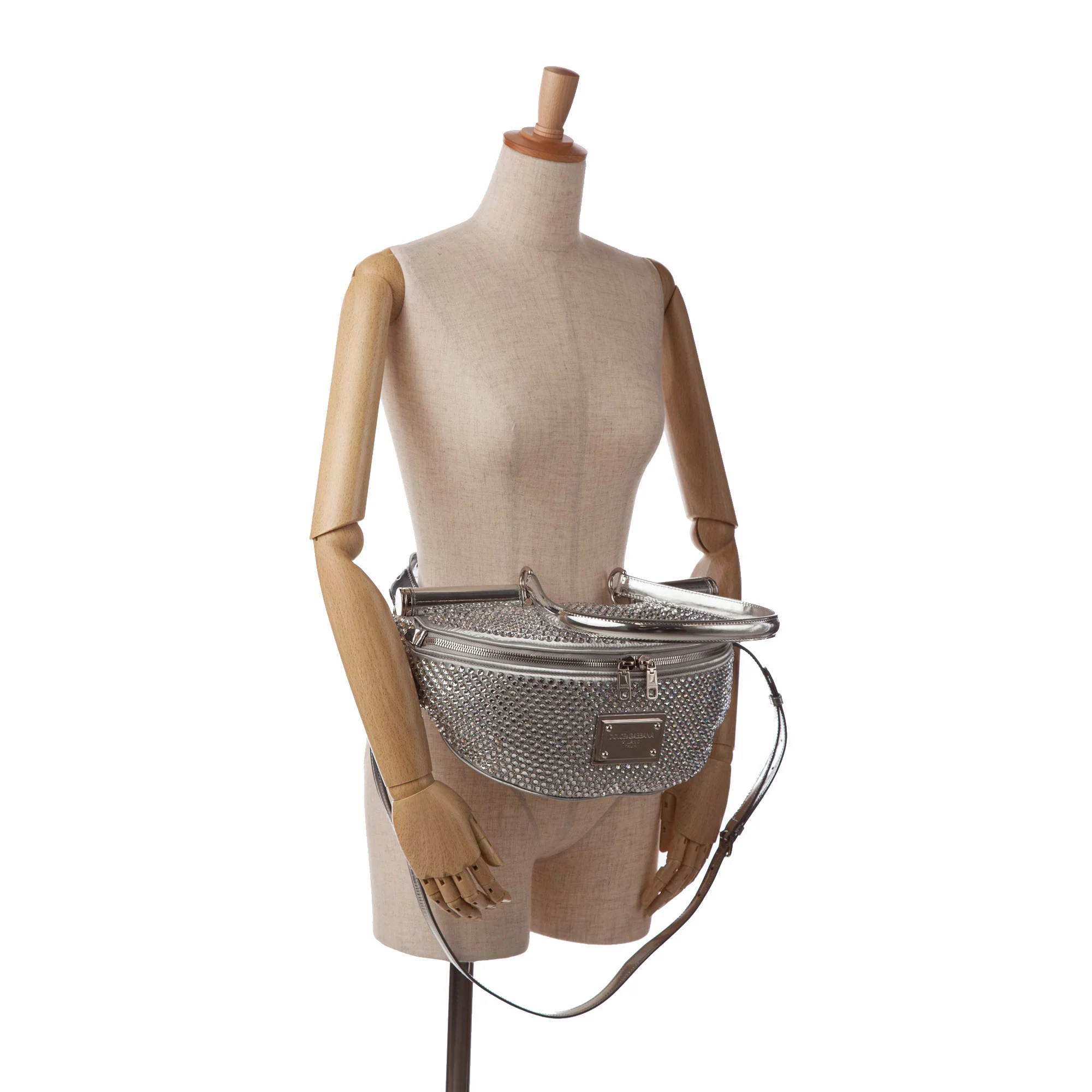 Dolce & Gabbana | Pre-Owned Miss Sicily Belt Bag | Silver - Image 4