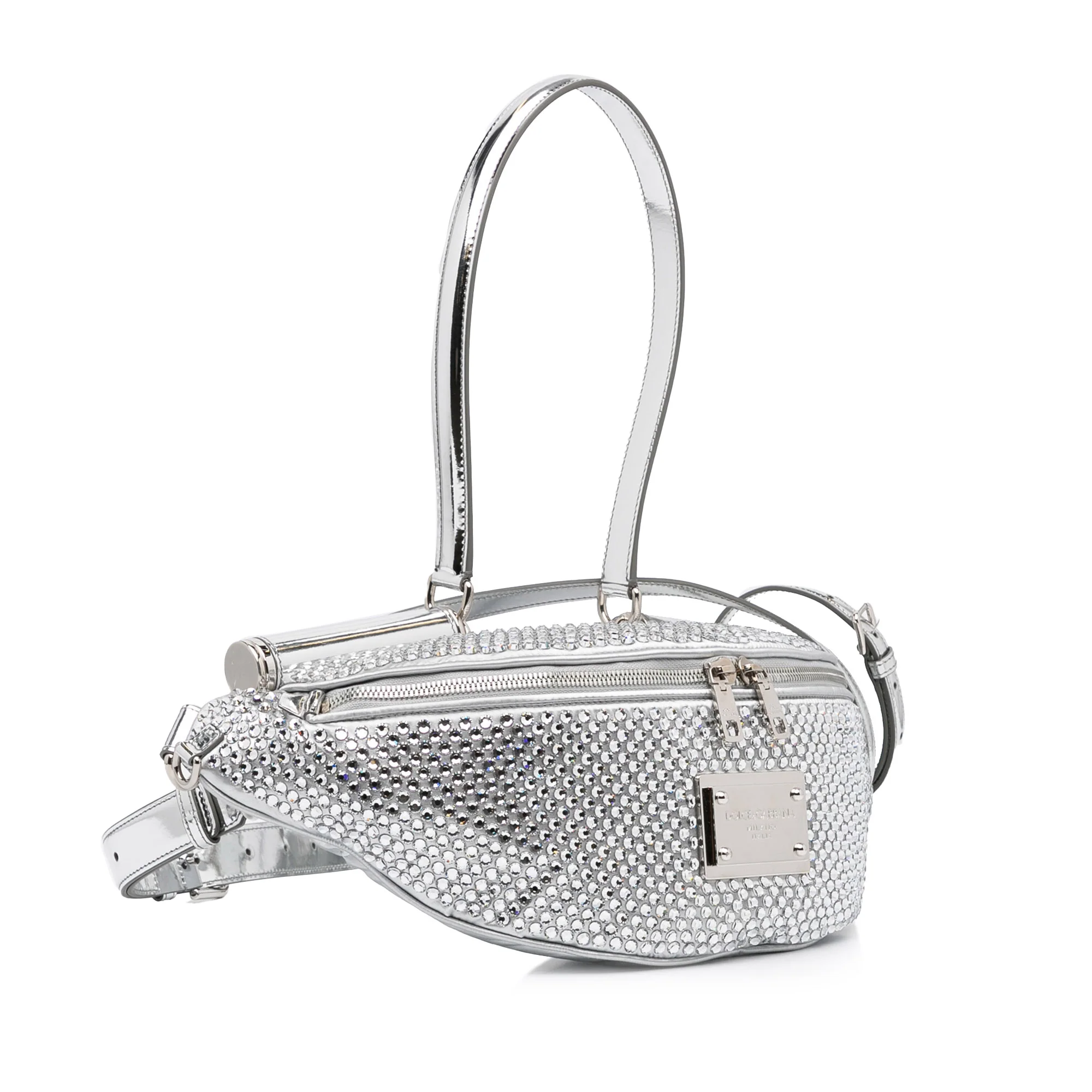 Dolce & Gabbana | Pre-Owned Miss Sicily Belt Bag | Silver - Image 6