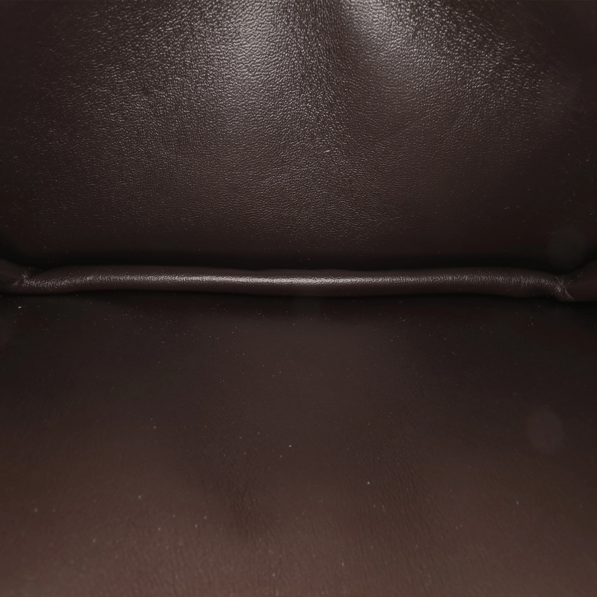 Fendi | Pre-Owned Calfskin Vitello King Nubuck Pequin Karligraphy Pocket Shoulder Bag | Brown - Image 8