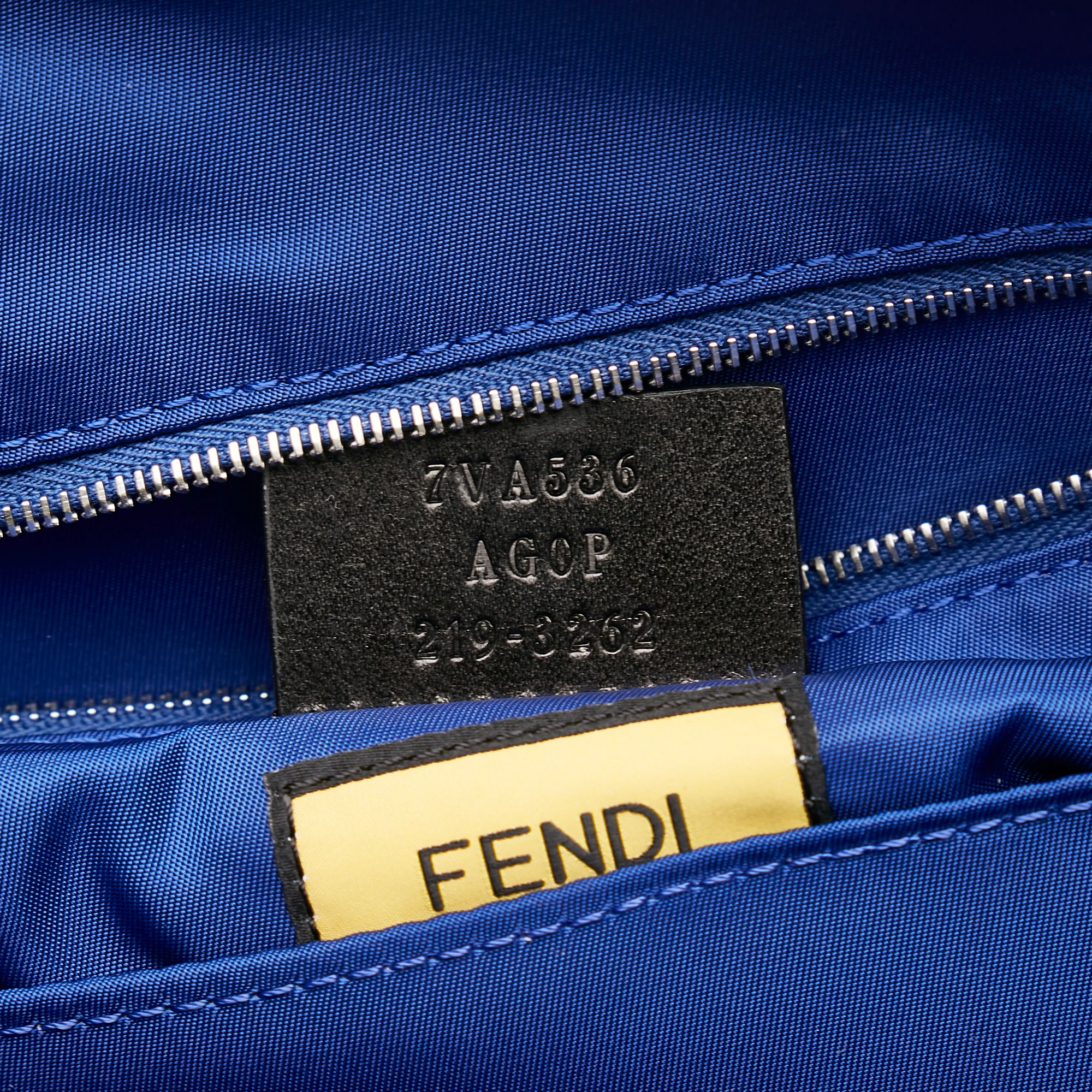 Fendi | Pre-Owned FF Lock Crossbody | Blue - Image 13