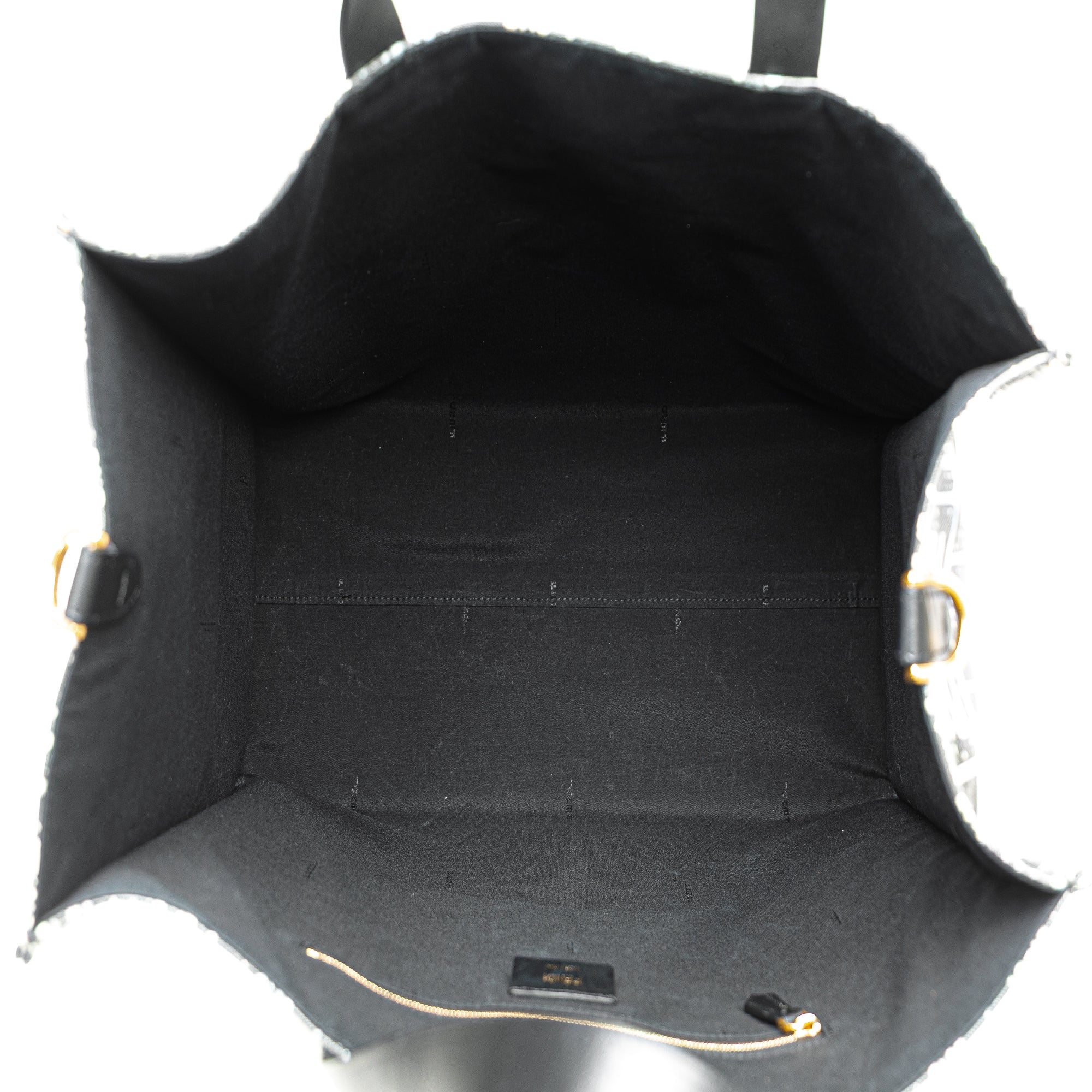 Fendi | Pre-Owned Joshua Vides Zucca Coated Canvas Cloudy Shopper Satchel | Blue - Image 5