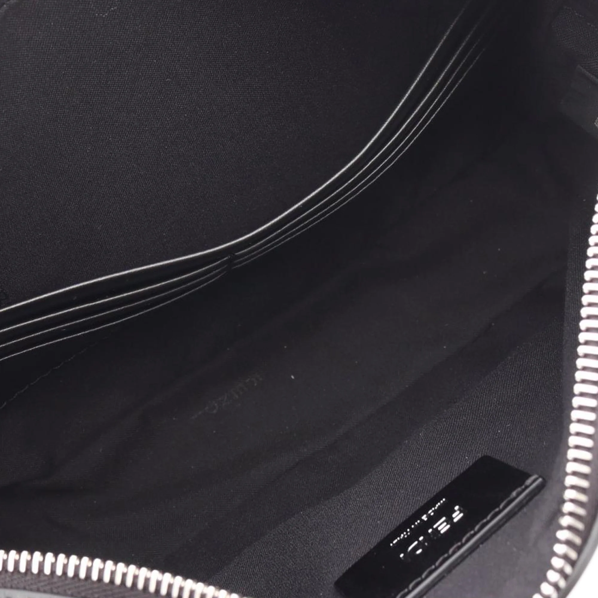 Fendi | Pre-Owned Leather and Coated Canvas FF Squared Camera Bag | Black - Image 3