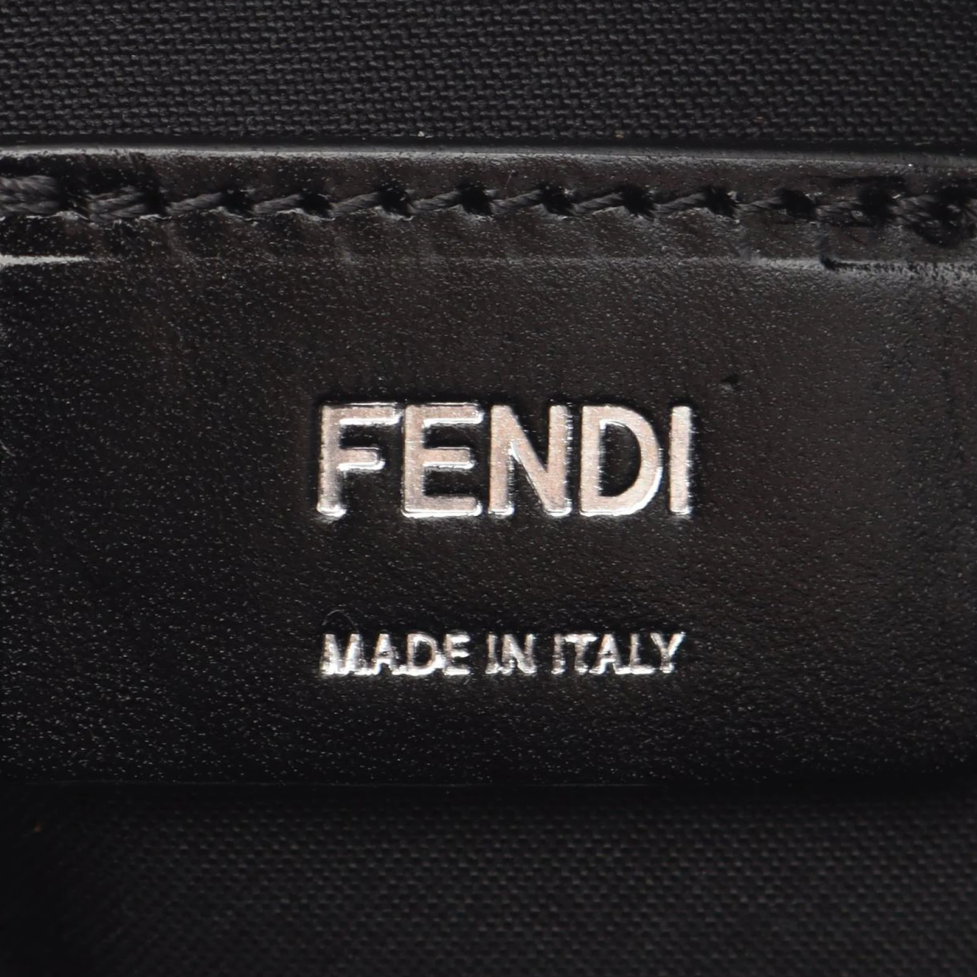Fendi | Pre-Owned Leather and Coated Canvas FF Squared Camera Bag | Black - Image 4