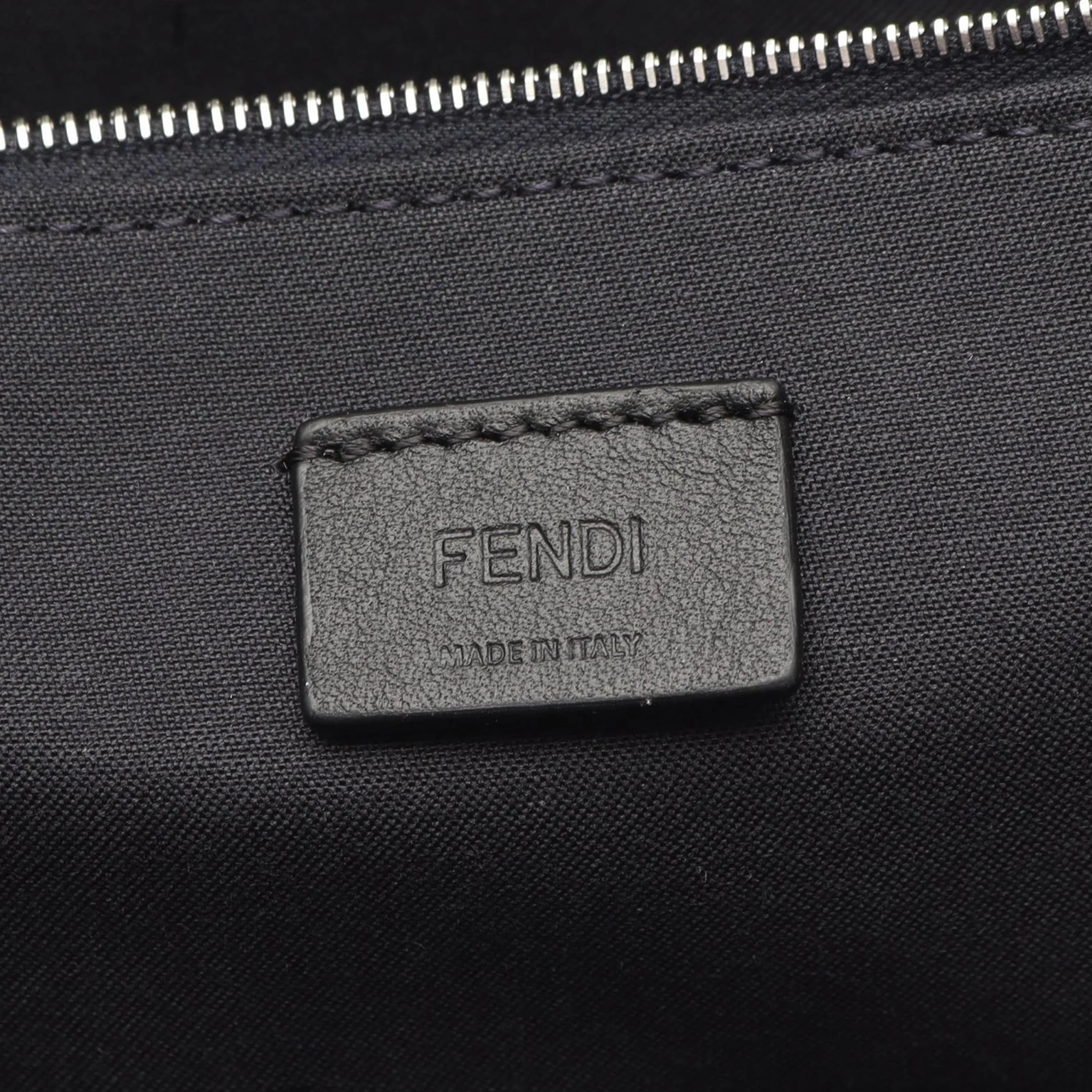 Fendi | Pre-Owned Medium Jacquard FF Shopping Bag | Blue - Image 4