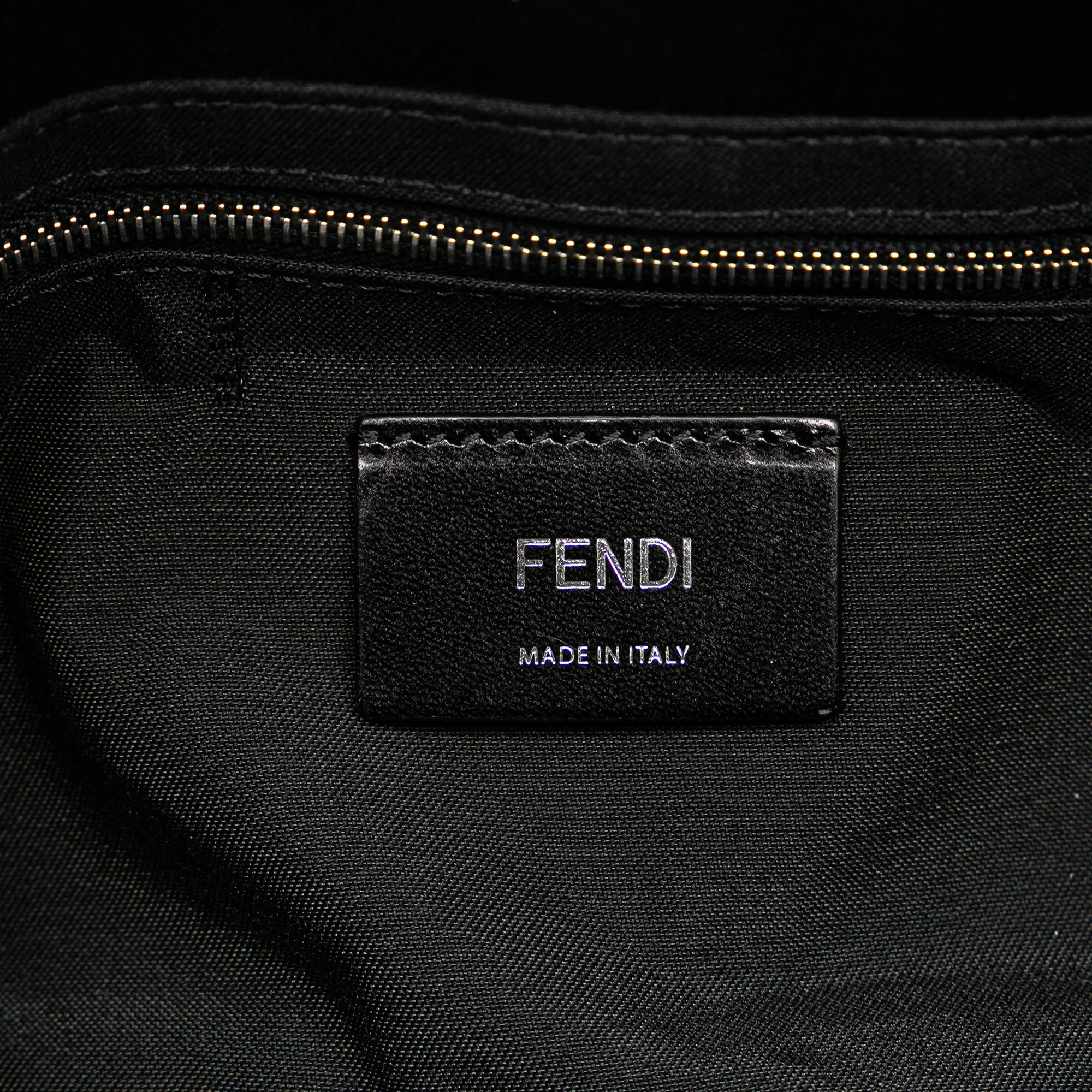 Fendi | Pre-Owned Nylon Karl Kollage Convertible Belt Baguette | White - Image 5