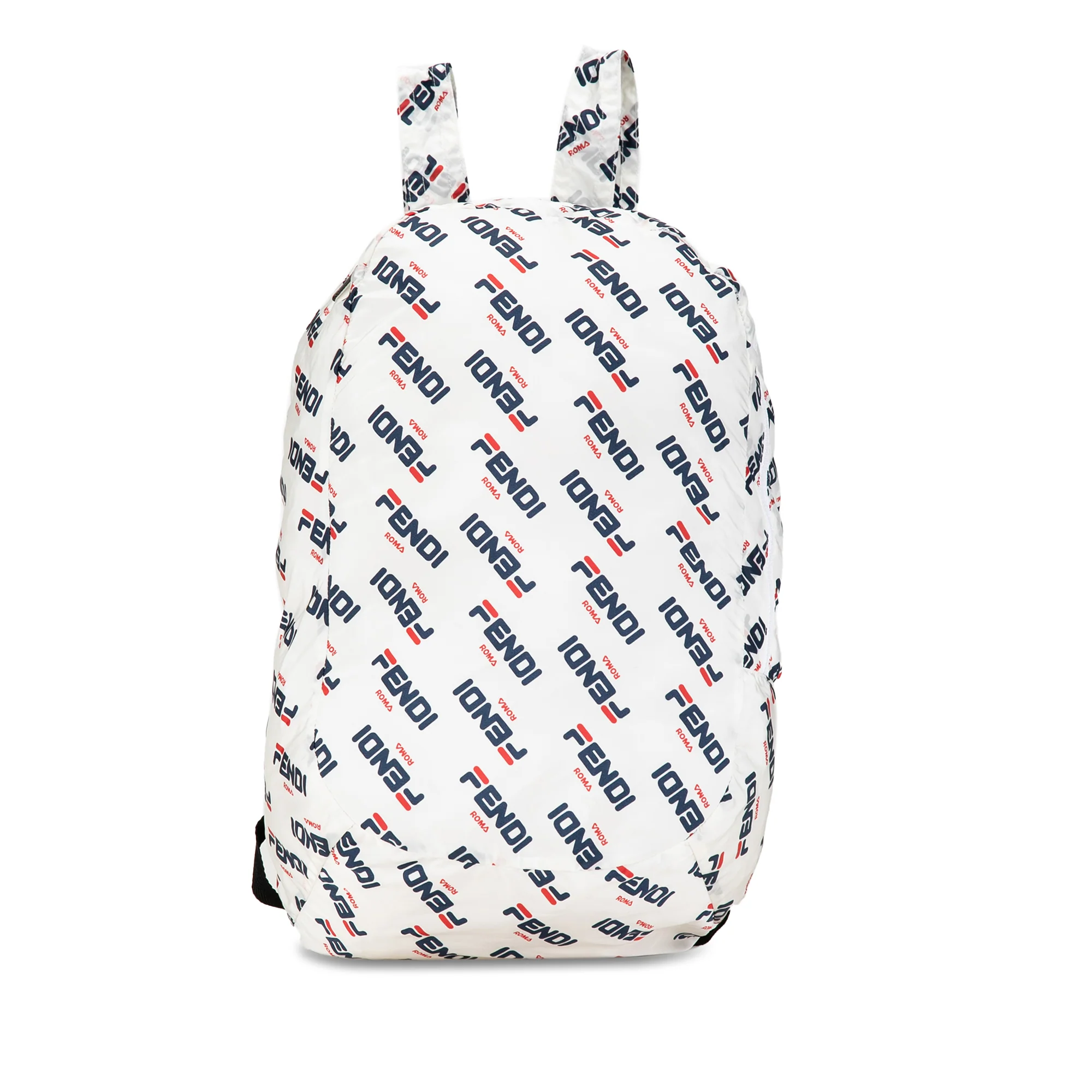 Fendi | Pre-Owned x Fila Mania Packable Backpack | White