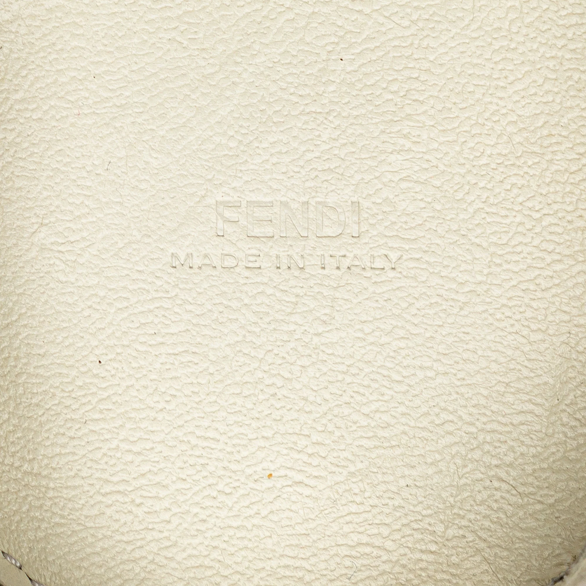 Fendi | Pre-Owned x Fila Mania Packable Backpack | White - Image 9