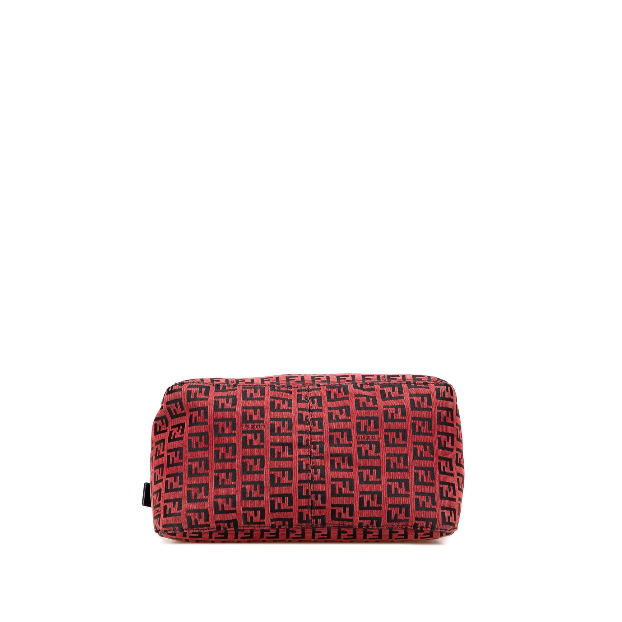 Fendi | Pre-Owned Zucca Canvas Double Flap Mamma | Red - Image 8