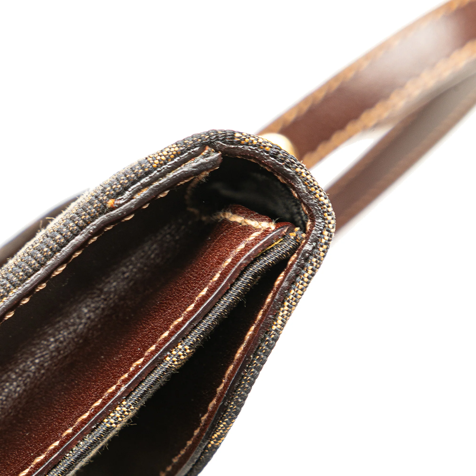 Fendi | Pre-Owned Zucca Canvas Handbag | Brown - Image 3