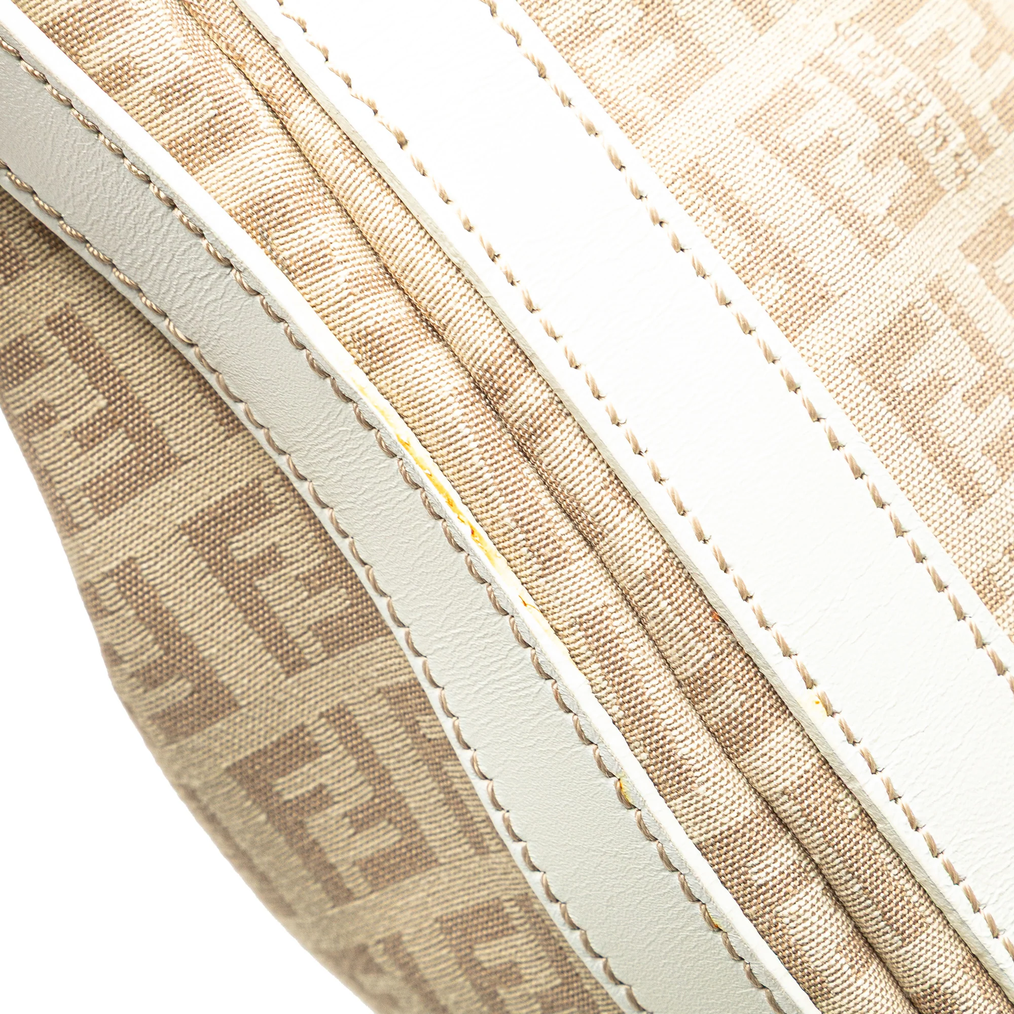 Fendi | Pre-Owned Zucchino Canvas Chef Pocket Hobo | Beige - Image 2