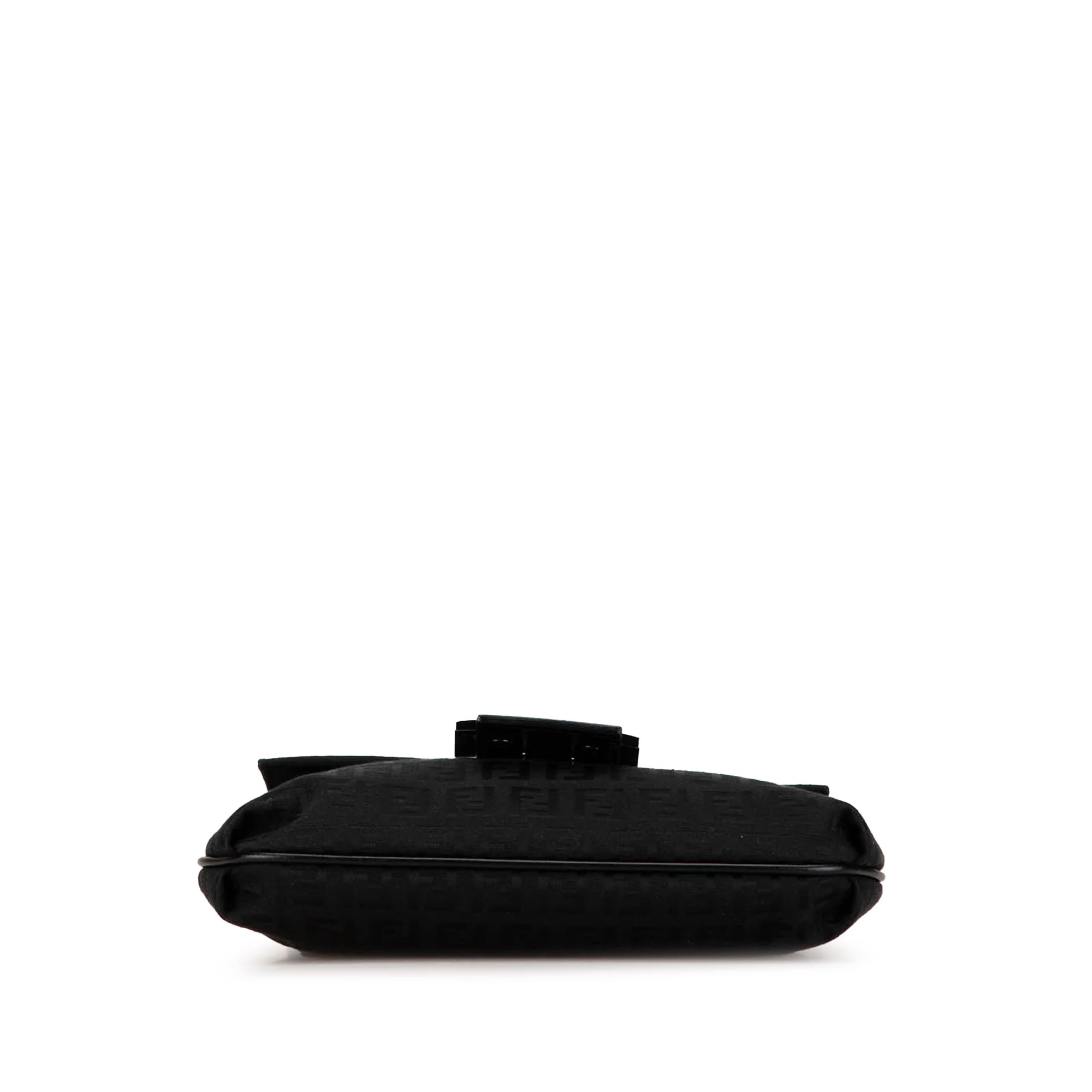 Fendi | Pre-Owned Zucchino Canvas Crossbody - I | Black - Image 3