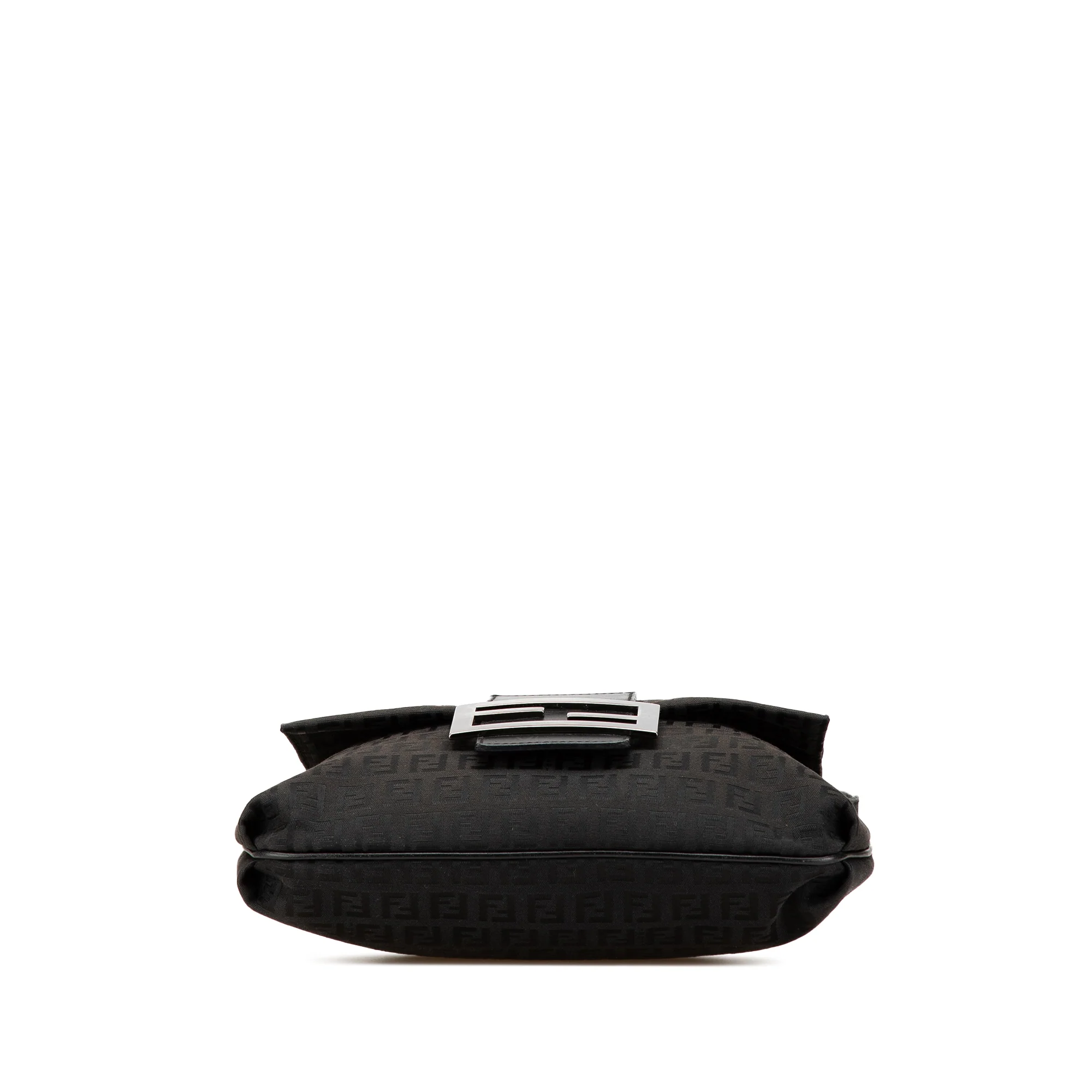 Fendi | Pre-Owned Zucchino Canvas Crossbody - II | Black - Image 7