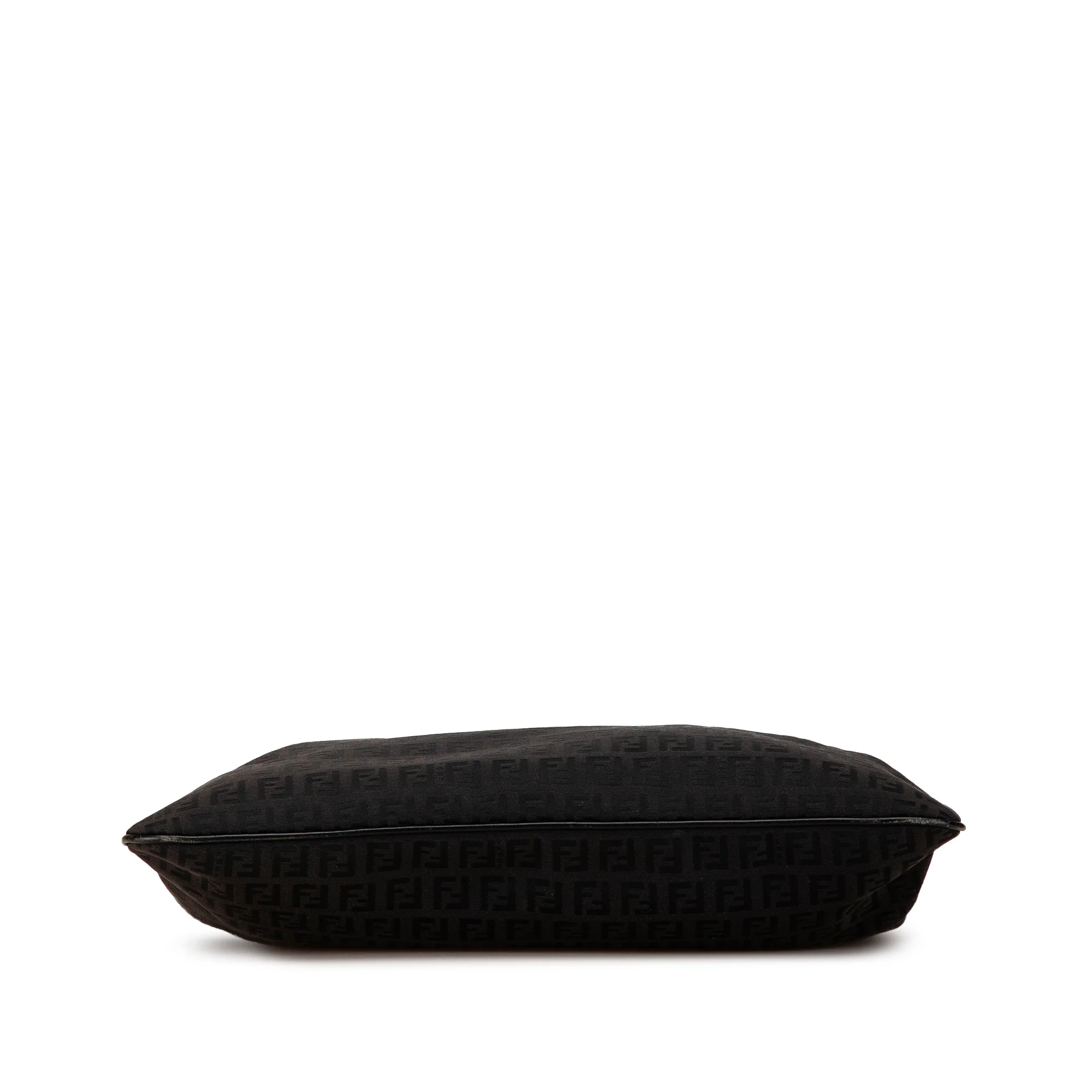 Fendi | Pre-Owned Zucchino Canvas Crossbody - III | Black - Image 3