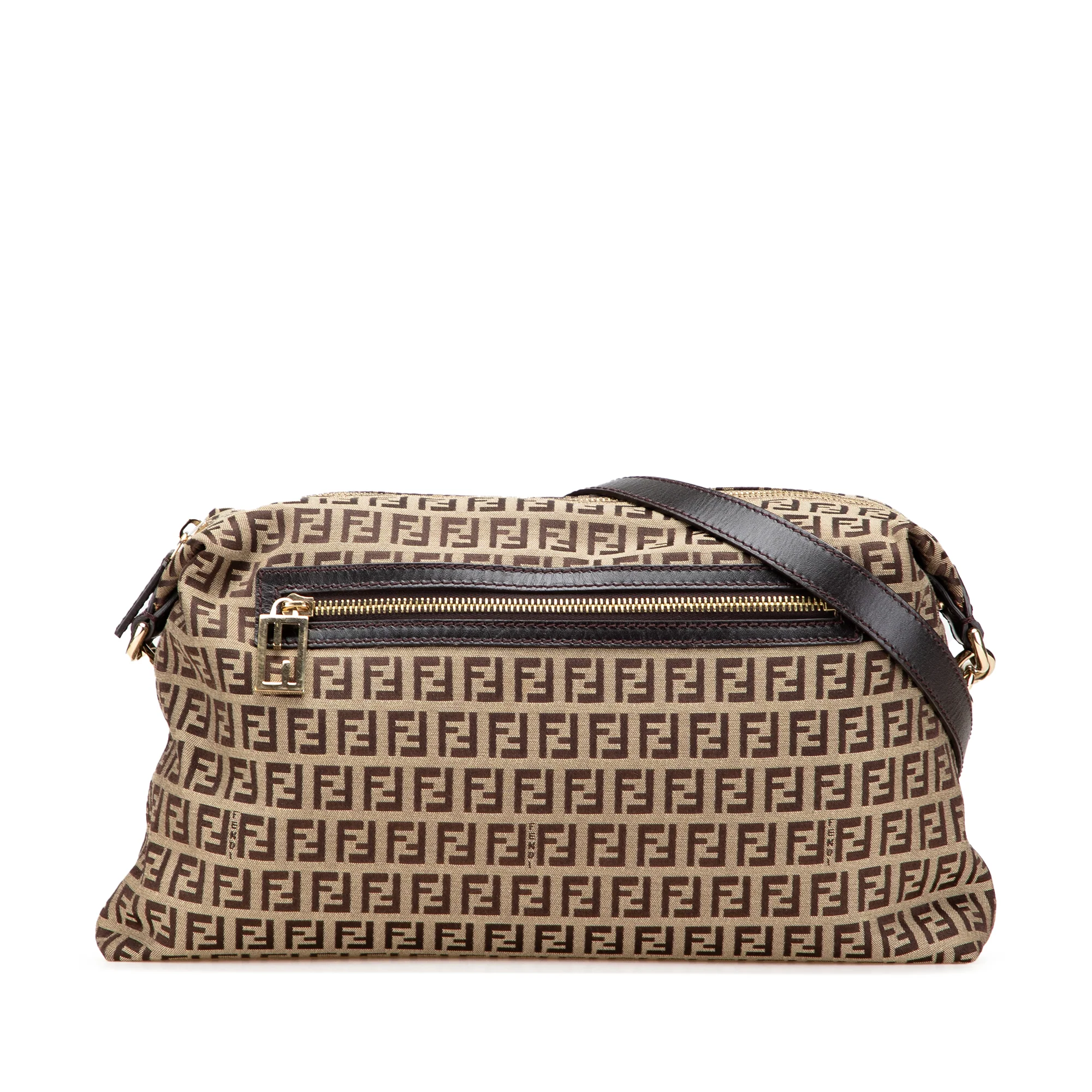 Fendi | Pre-Owned Zucchino Canvas Crossbody - IV | Beige