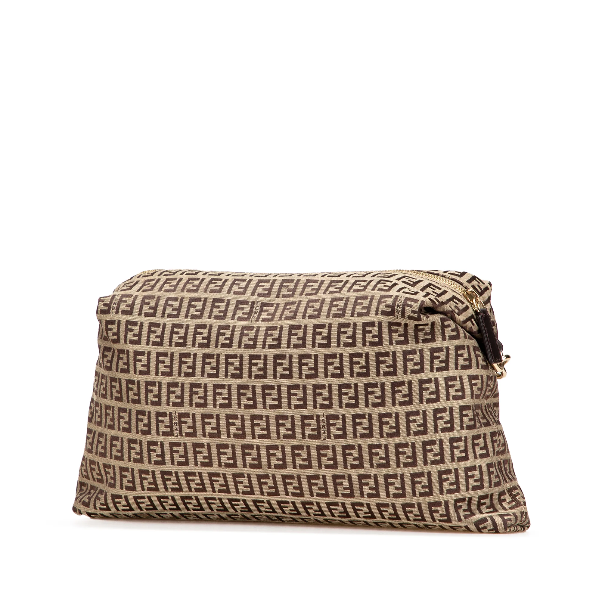 Fendi | Pre-Owned Zucchino Canvas Crossbody - IV | Beige - Image 4