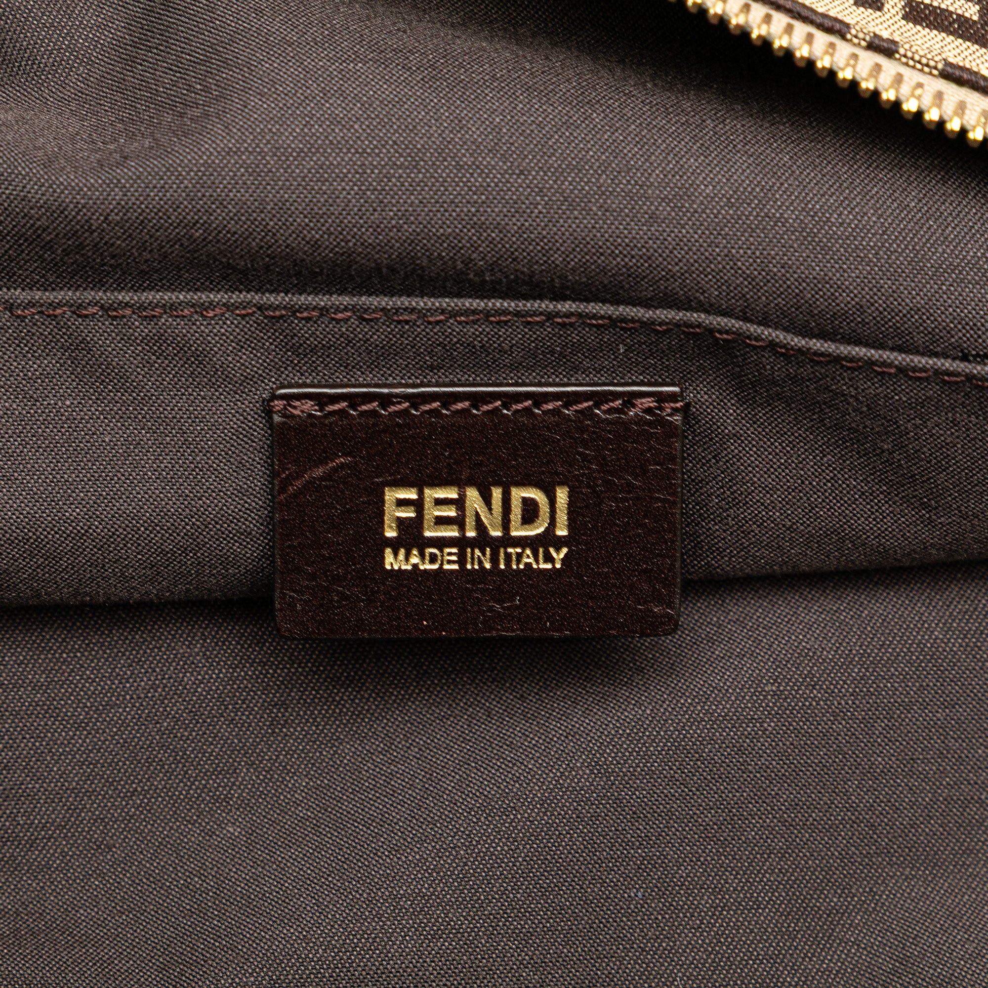 Fendi | Pre-Owned Zucchino Canvas Crossbody - IV | Beige - Image 7