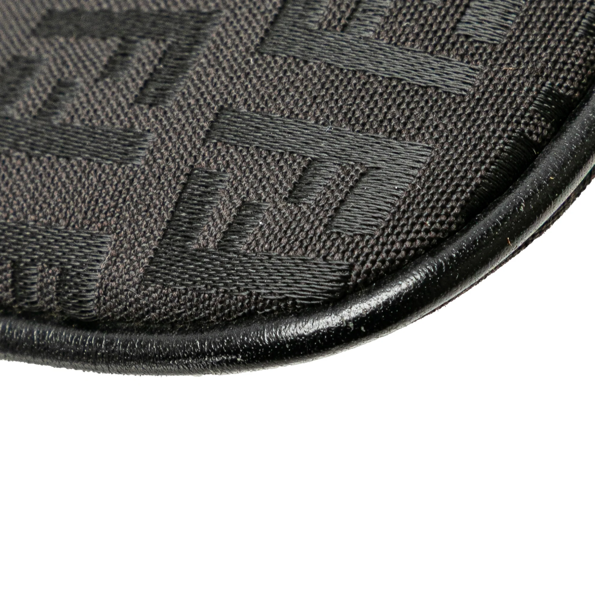 Fendi | Pre-Owned Zucchino Canvas Crossbody - IV | Black - Image 10