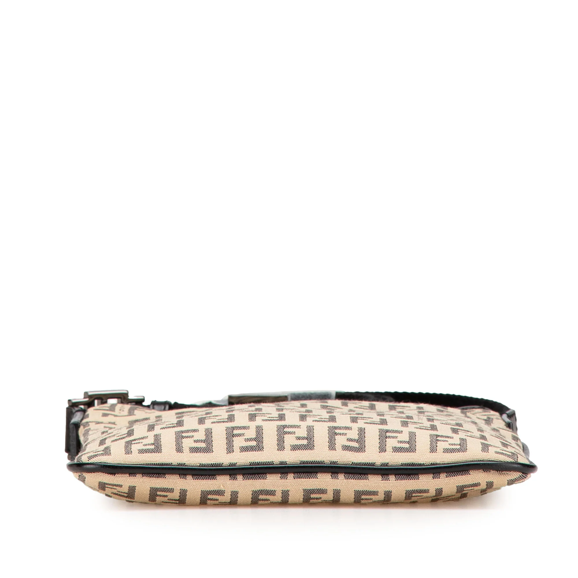 Fendi | Pre-Owned Zucchino Canvas Crossbody - V | Beige - Image 4