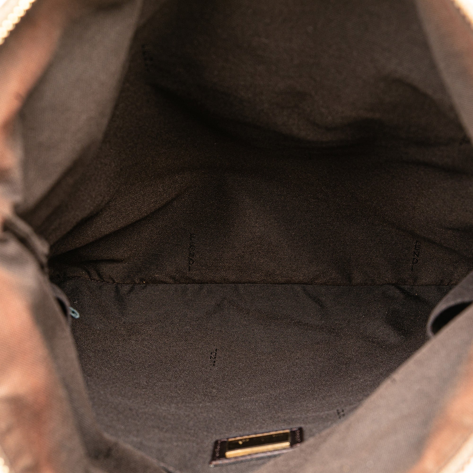 Fendi | Pre-Owned Zucchino Canvas Crossbody - VI | Beige - Image 8
