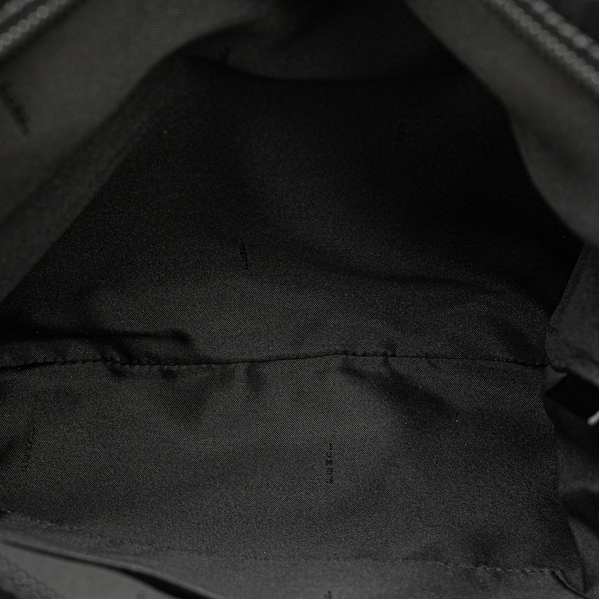 Fendi | Pre-Owned Zucchino Canvas Crossbody - VII | Black - Image 6
