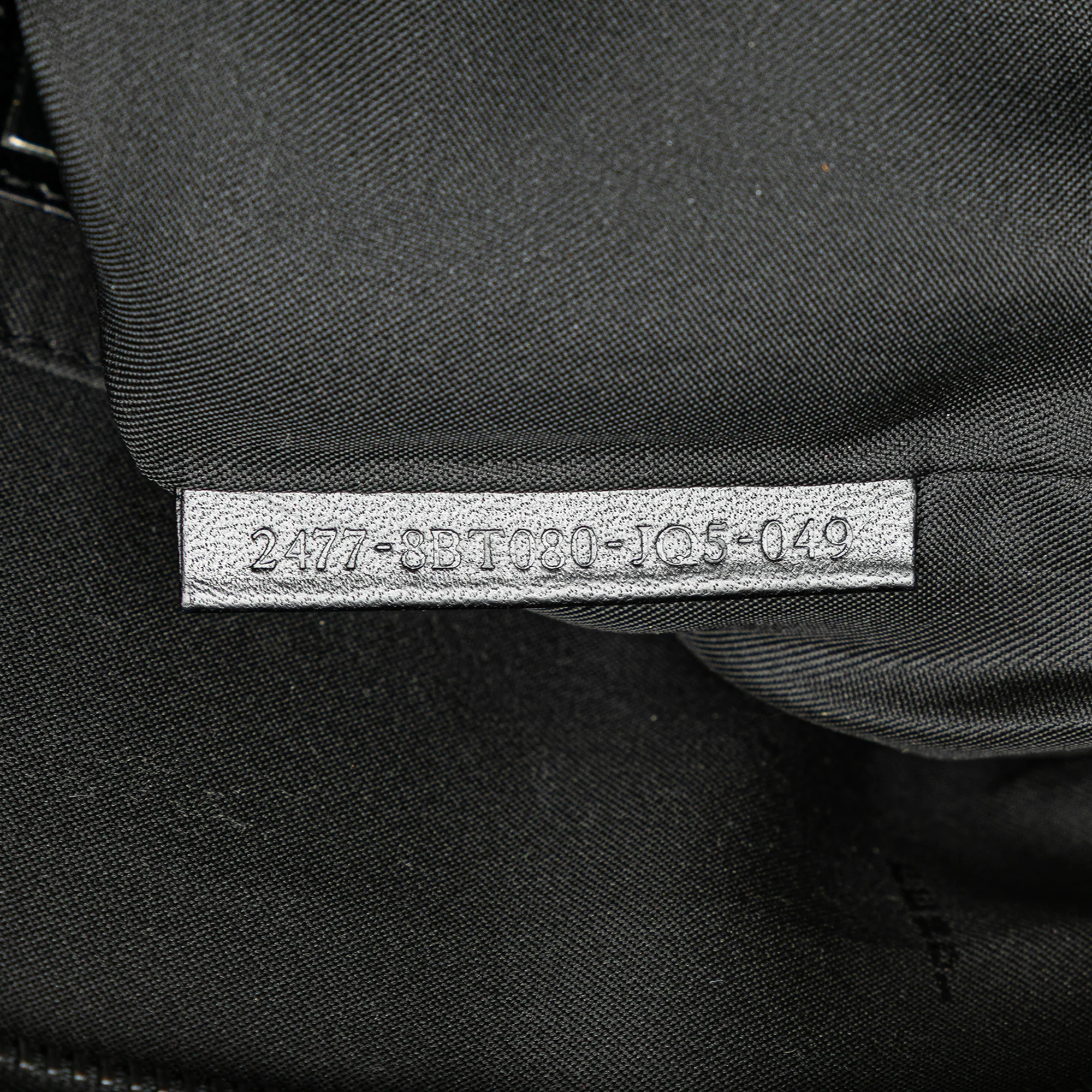 Fendi | Pre-Owned Zucchino Canvas Crossbody - VII | Black - Image 8