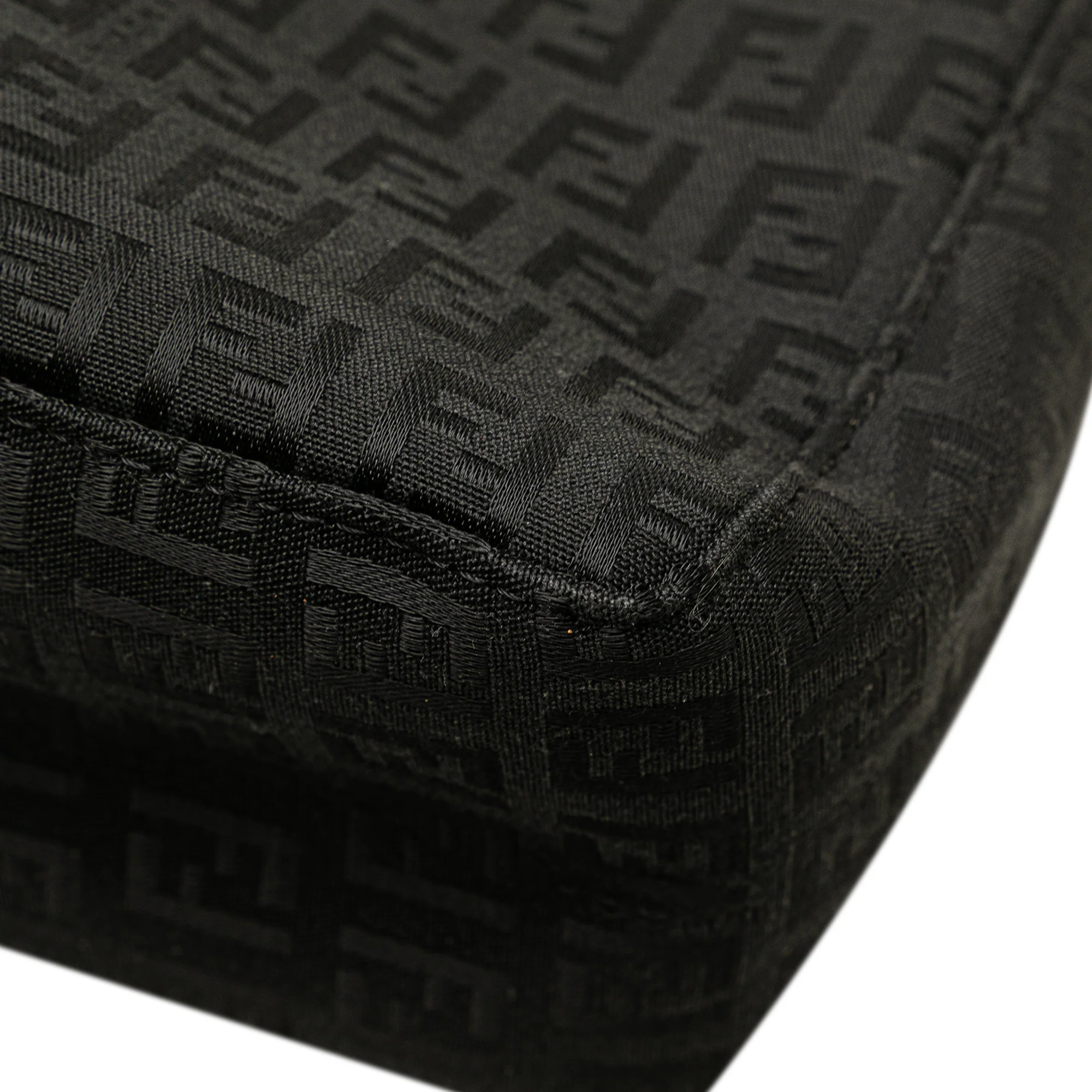 Fendi | Pre-Owned Zucchino Canvas Shoulder Bag | Black - Image 10