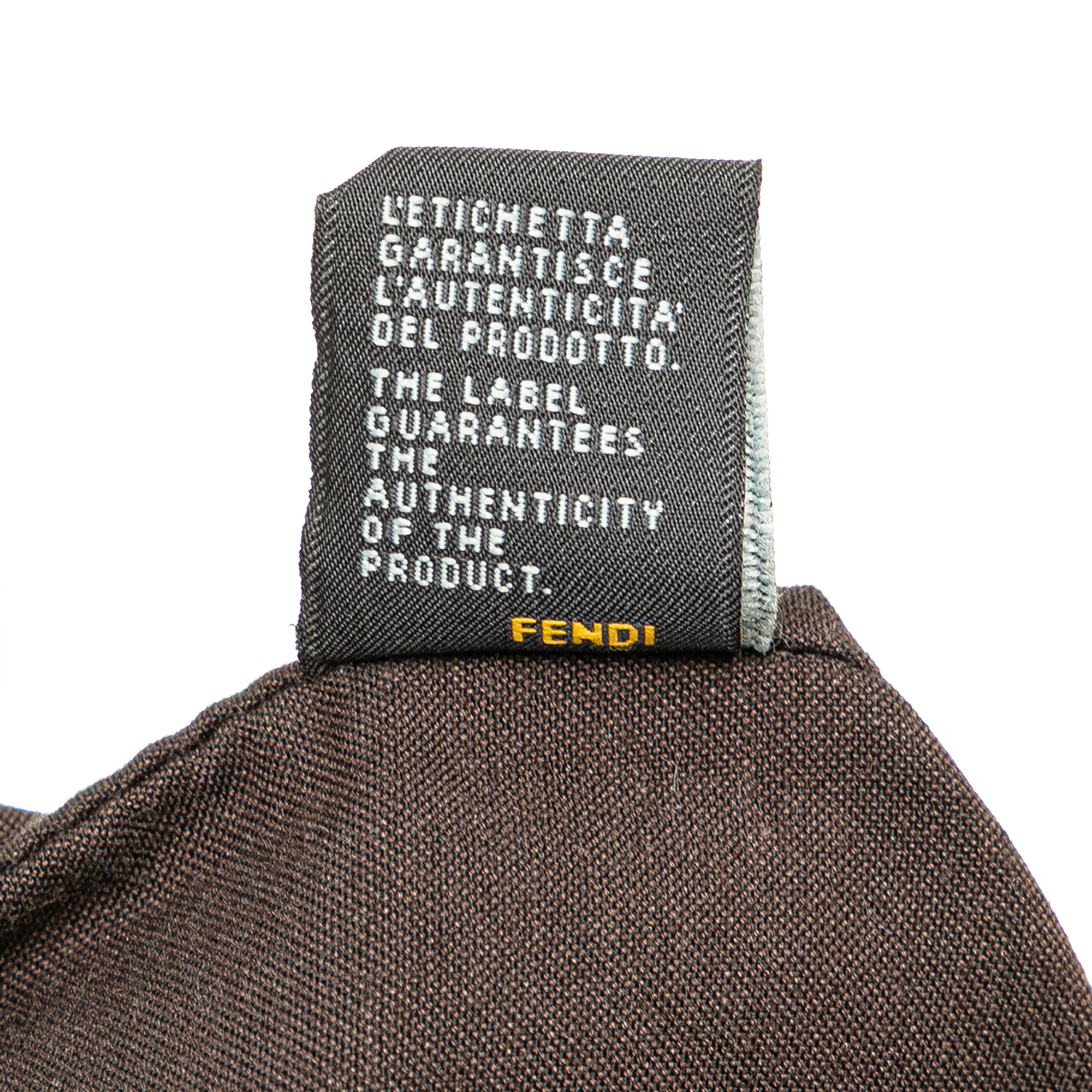 Fendi | Pre-Owned Zucchino Spalmati Crossbody | Brown - Image 11