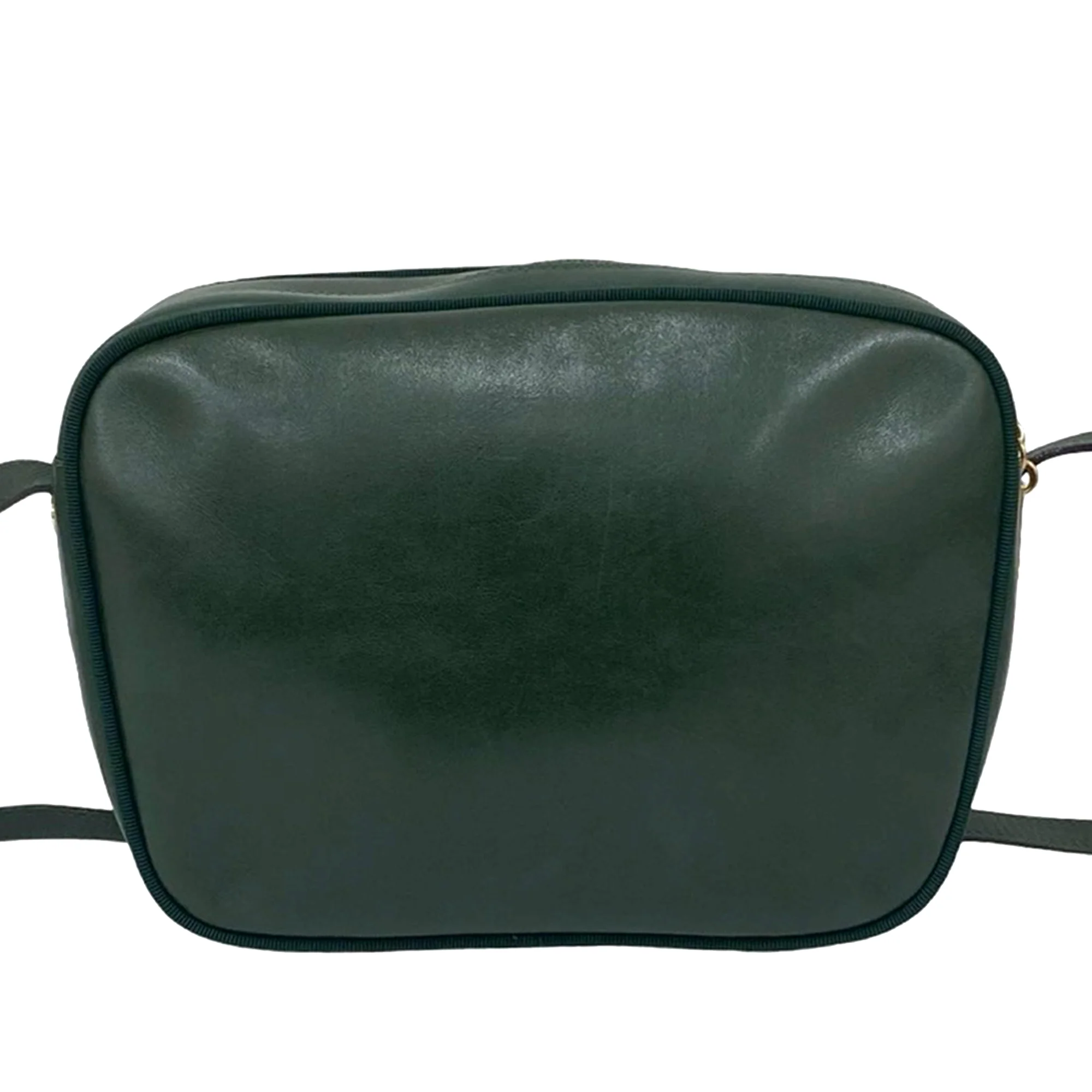 Ferragamo | Pre-Owned Calfskin Vara Crossbody | Green/Dark Green - Image 2