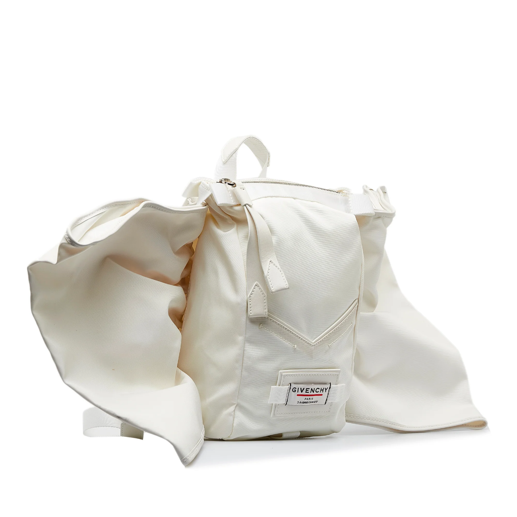 Givenchy | Pre-Owned Downtown Bow Backpack | White - Image 5