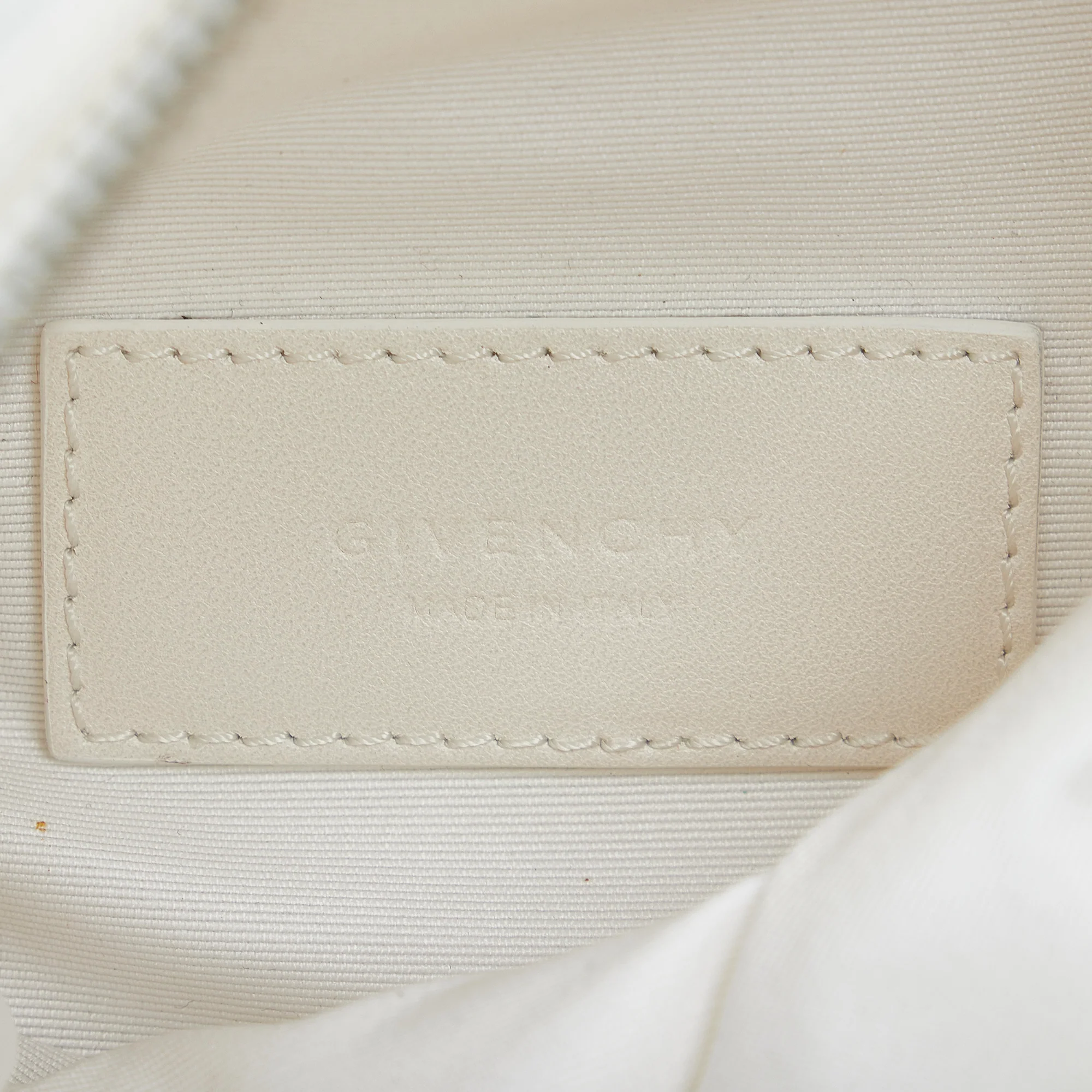 Givenchy | Pre-Owned Downtown Bow Backpack | White - Image 9