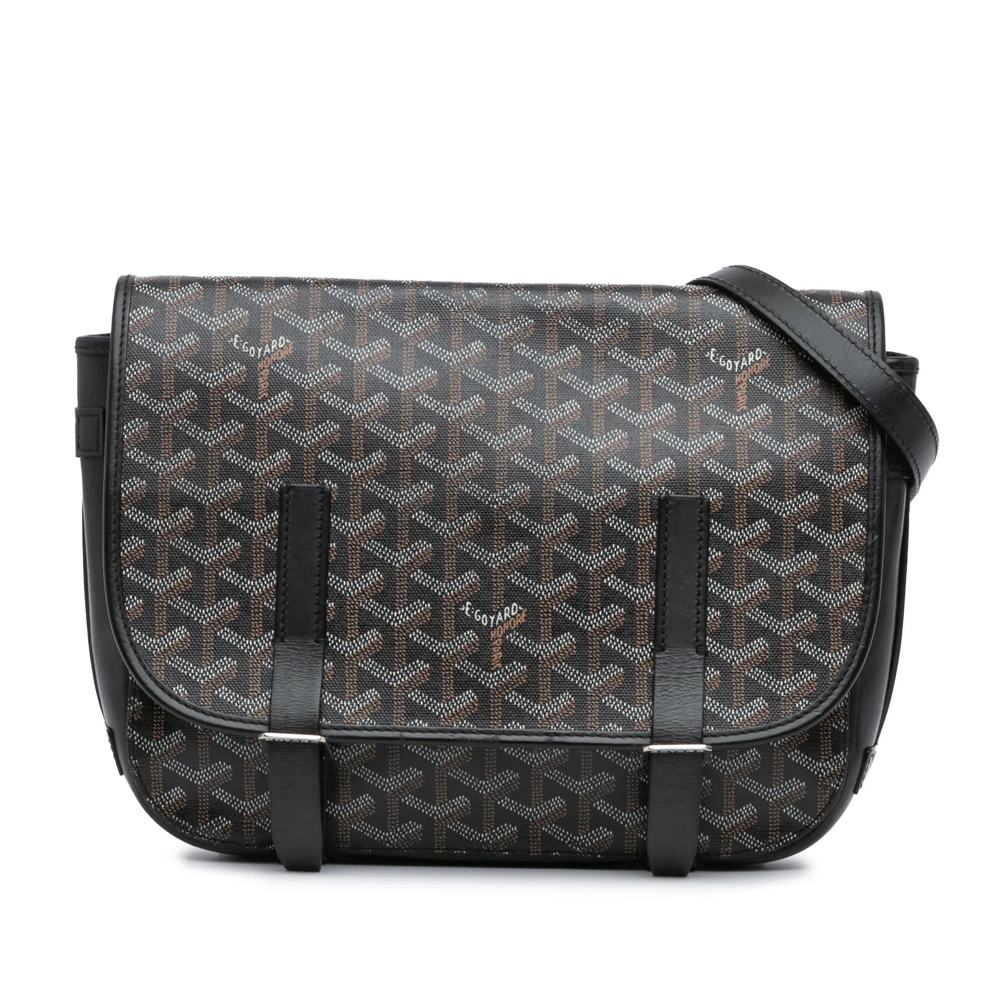 Goyard | Pre-Owned Goyardine Belvedere MM | Black